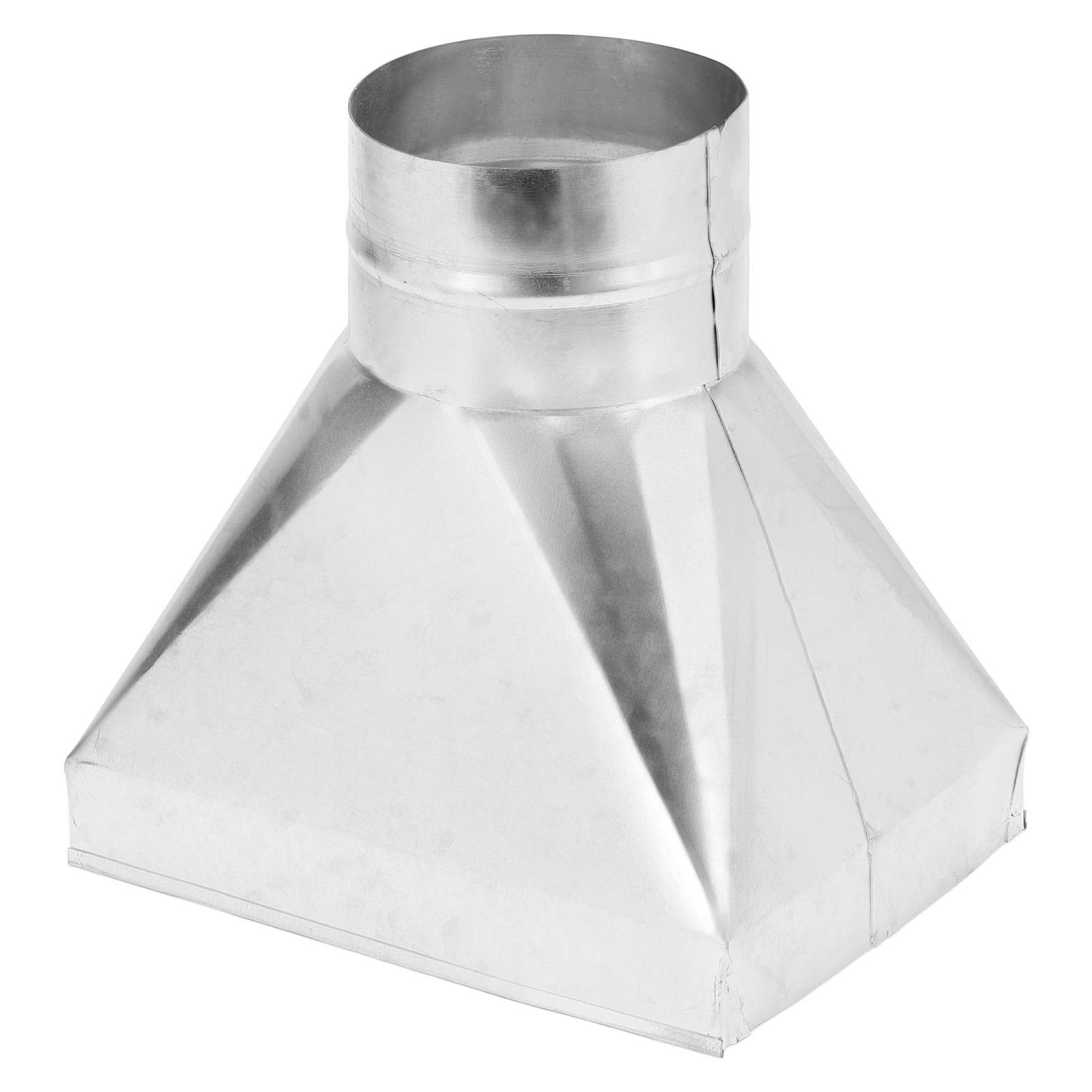 8″ x 6″ x 4″ HVAC Duct Pipe Fitting, Straight Register Boot