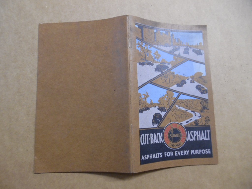 c.1920s Standoline Cut-Back Asphalt Catalog Paving Construction Standard Oil Co