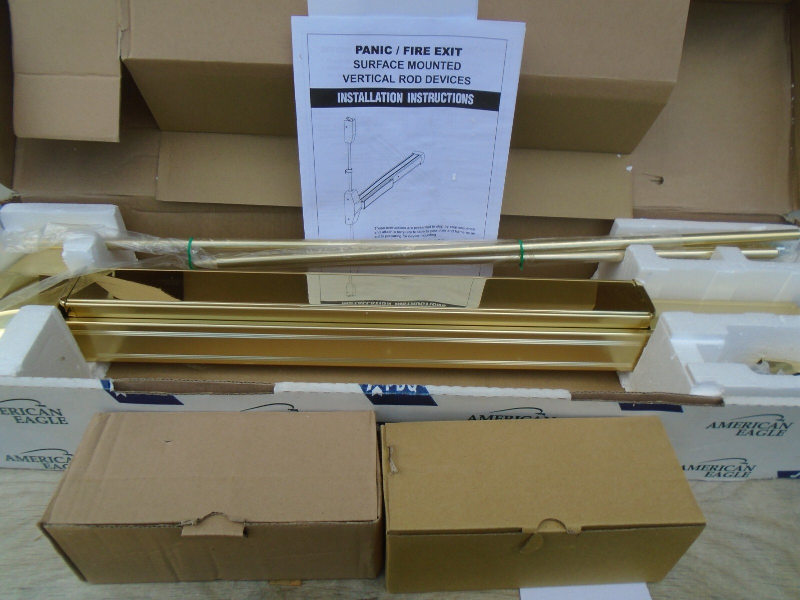 PDQ 6200 Reversible Rim Exit Device 36″ Panic Fire Rated Grade 1 Vertical Rod