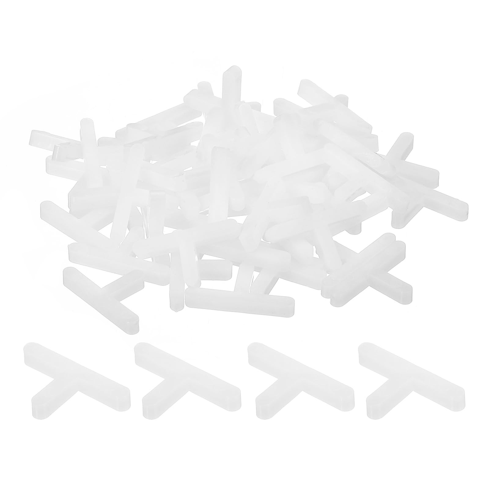 uxcell 300Pcs Wall Floor Tile Plastic T Shape Spacers Tiling Tools 3mm 1/8″…