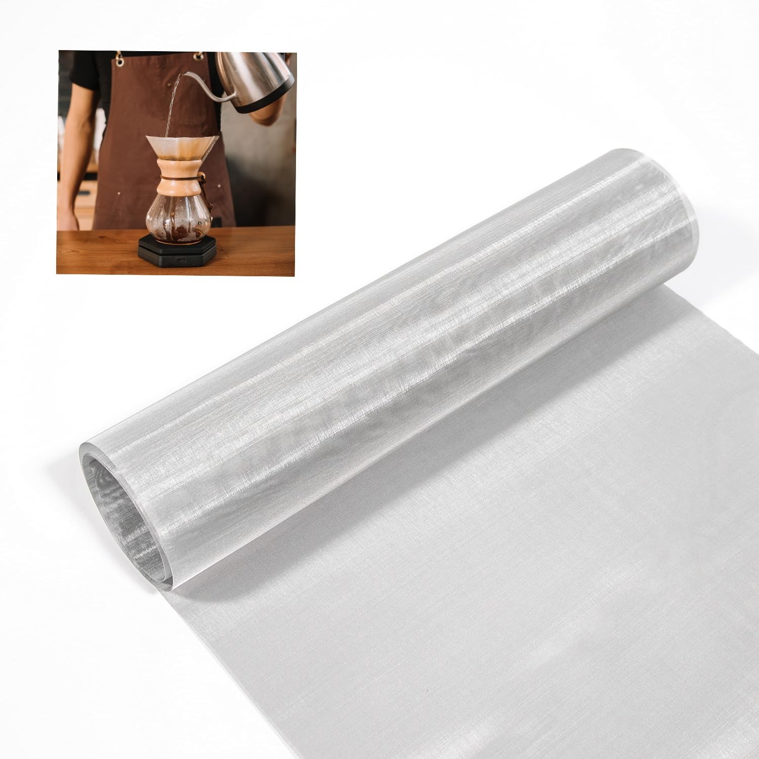 120 mesh Screen, 304 Stainless Steel 120Mesh 30X100CM, Silver
