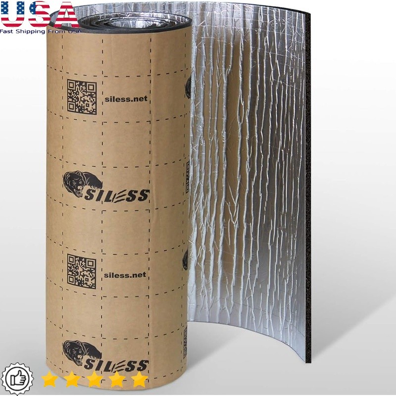 Closed Cell Foam Insulation Roll Heat Blocker Sound Deadener Waterproof 36 sqft