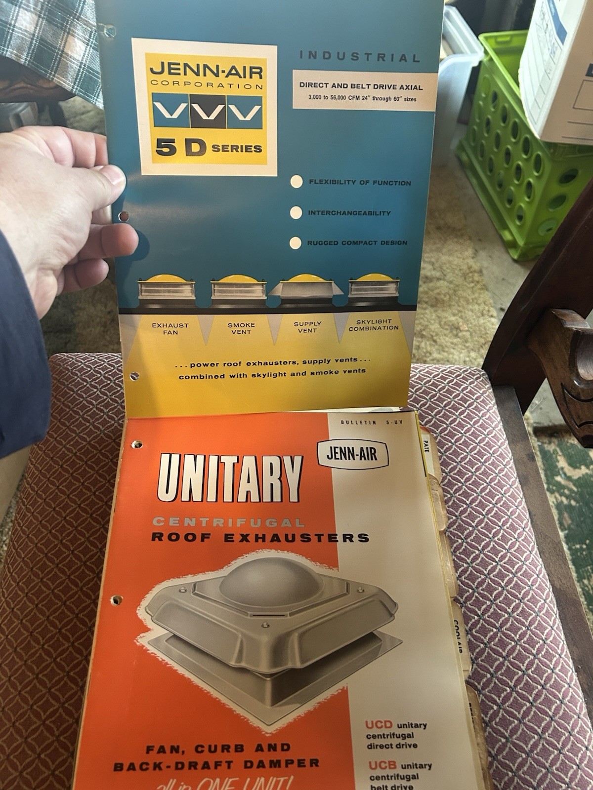 1960s Lot Of Jenn-Air; Coolair; Air Guide Advertising Louver Dampener Venting