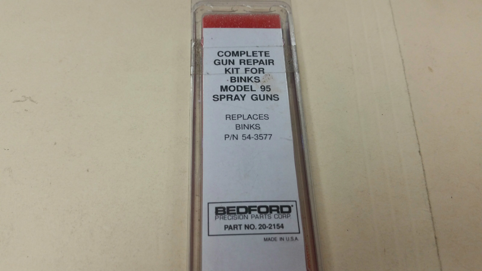 BEDFORD 20-2154 COMPLETE GUN REPAIR KIT REPLACEMENT FOR 54-3577