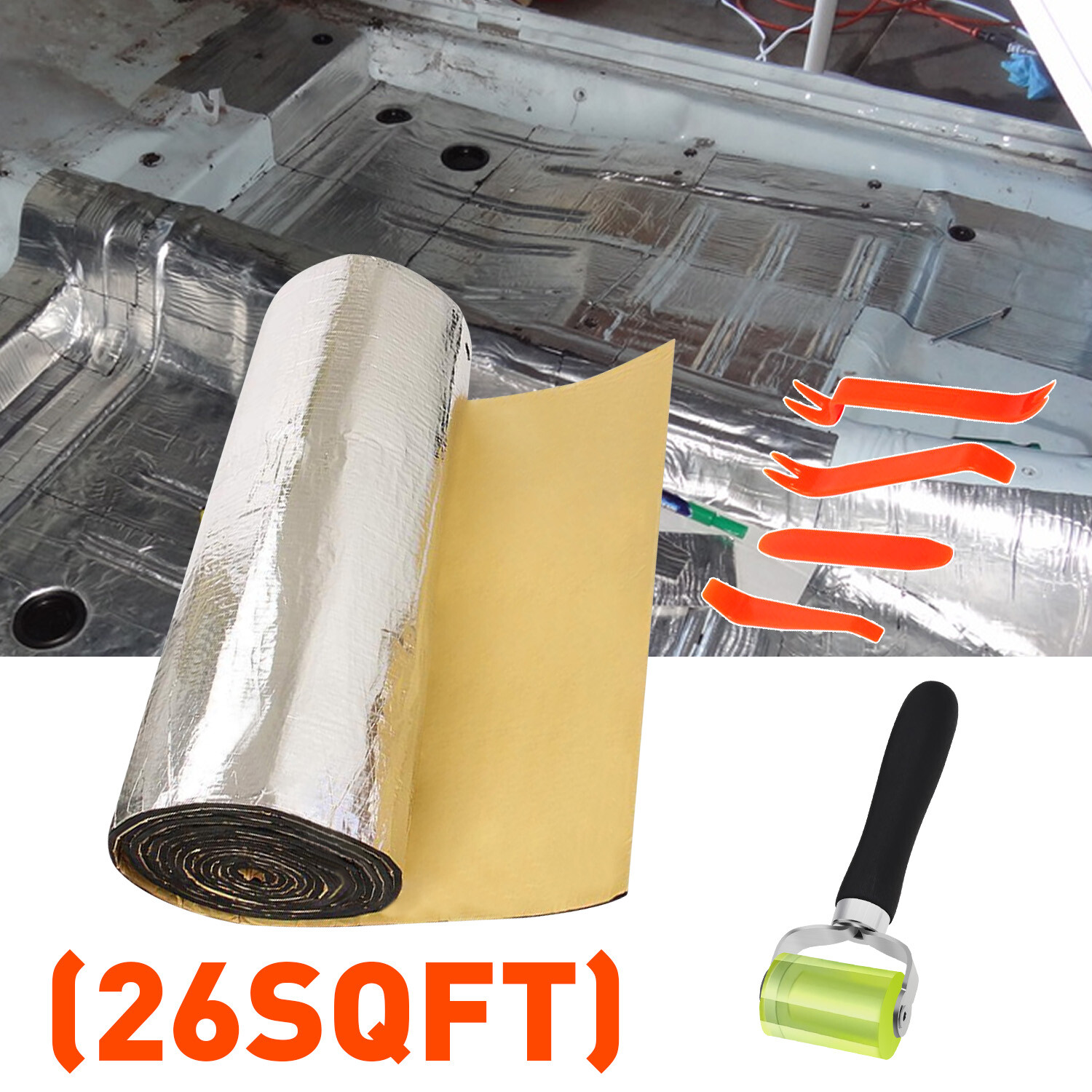 39”x94” Sound Deadener Noise Deadening Mat Car & Home Heat Shield Insulation