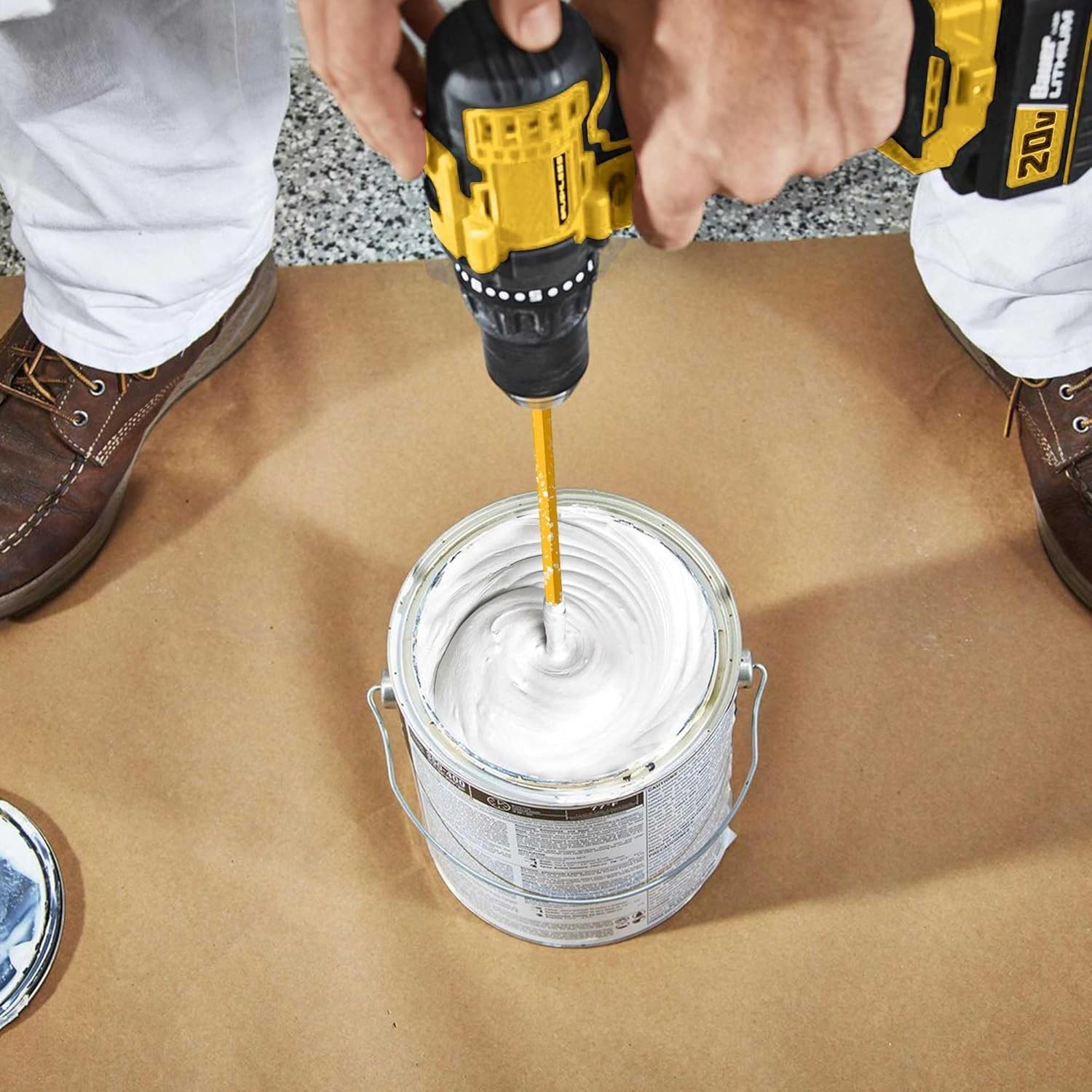 Paint and Mud Mixer, Stirrer for Drill in 1 to 5 Gallon Bucket,…