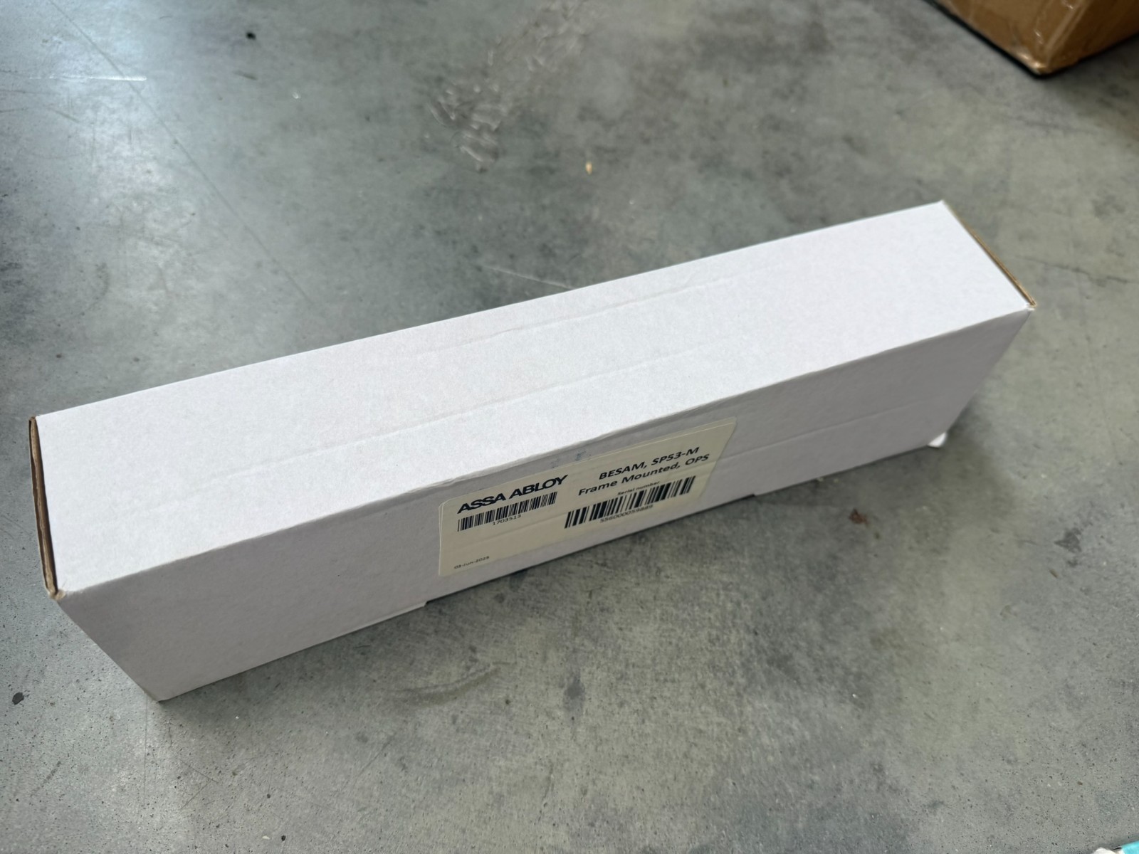 ASSA ABLOY BESAM SP53-M Frame Mounted, OPS Overhead Presence Sensor Open Box
