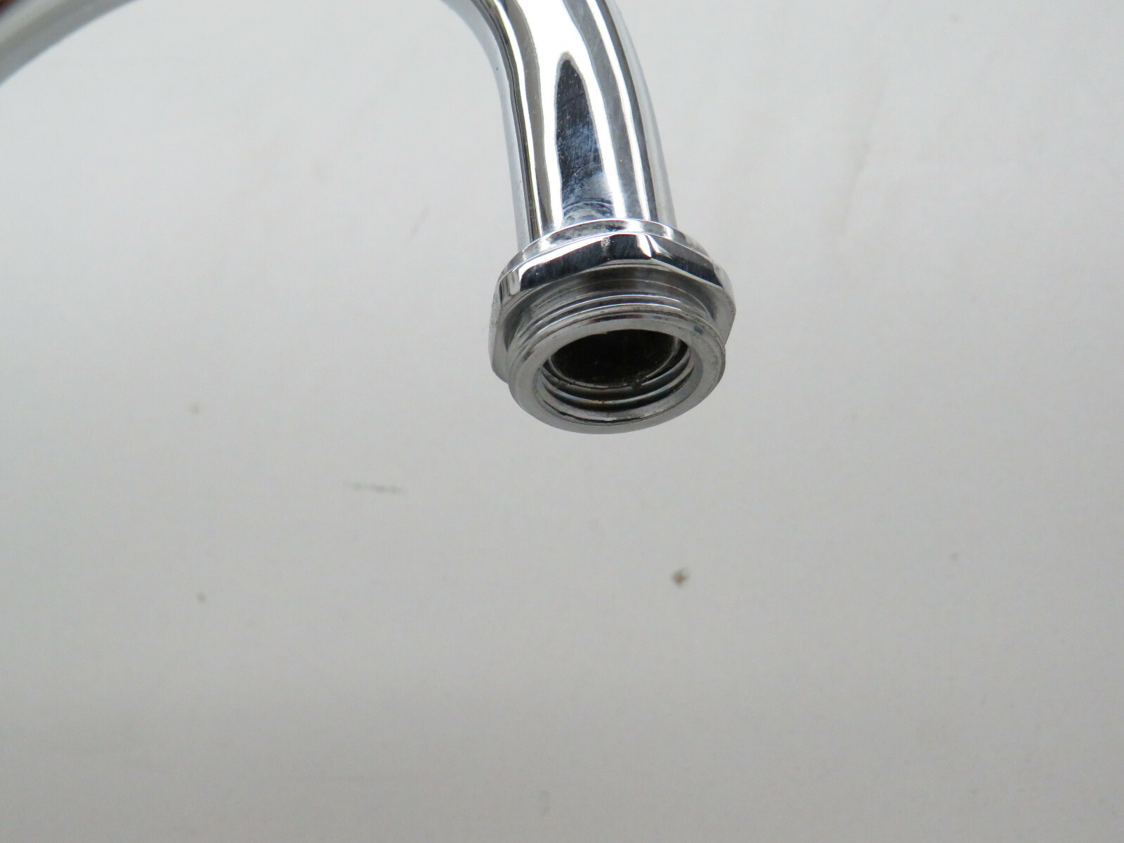 Haws 5452LF Polished Chrome-Plated Brass Self-Closing Gooseneck Faucet