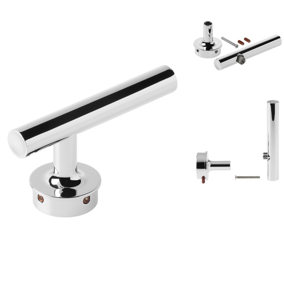 Kohler 1153944-CP Lever Handle Base Kit, Polished Chrome