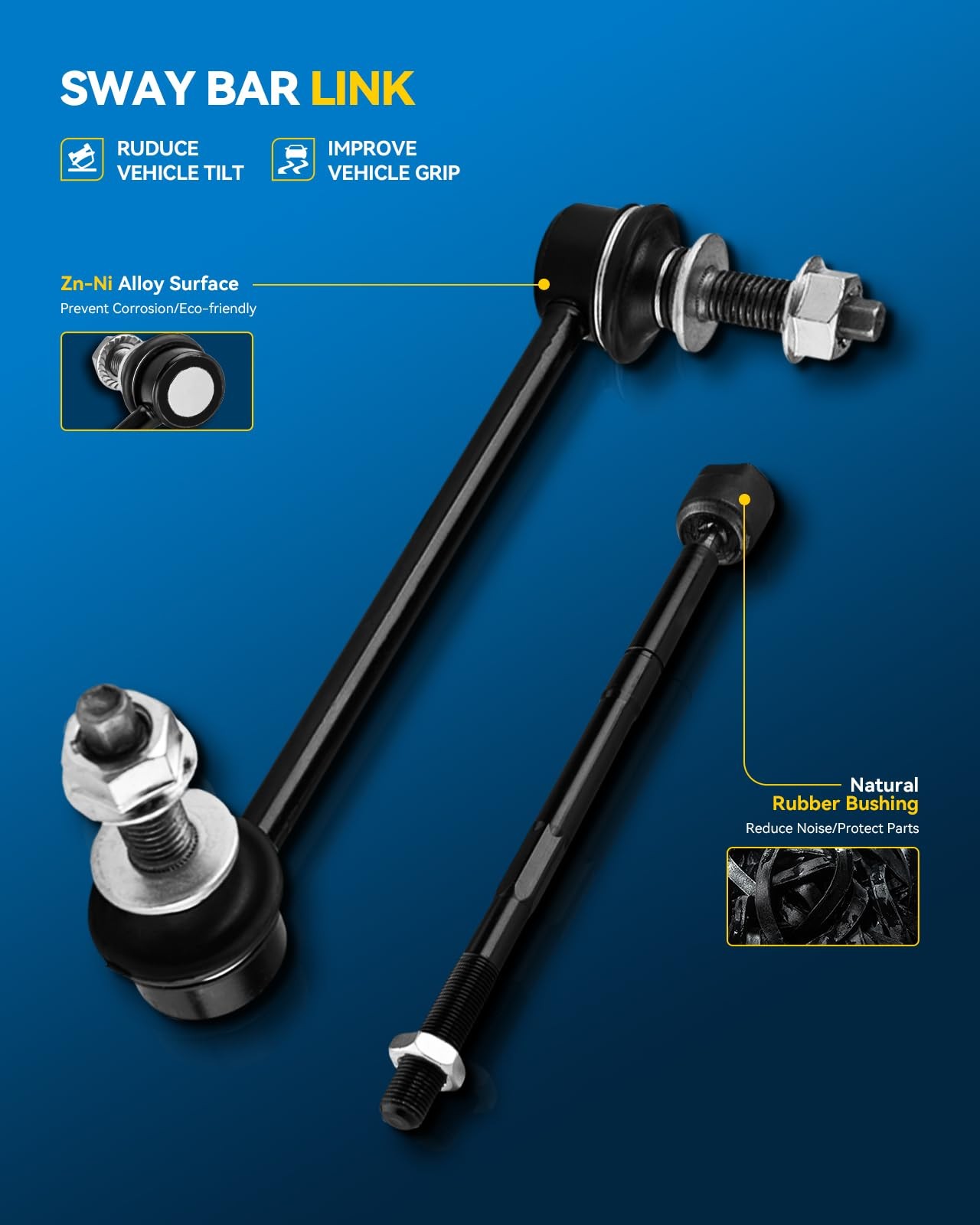 12PCS Front Suspension Kit Toyota Corolla 03-08 LCA Ball Joint Tie Rod Sway Bar
