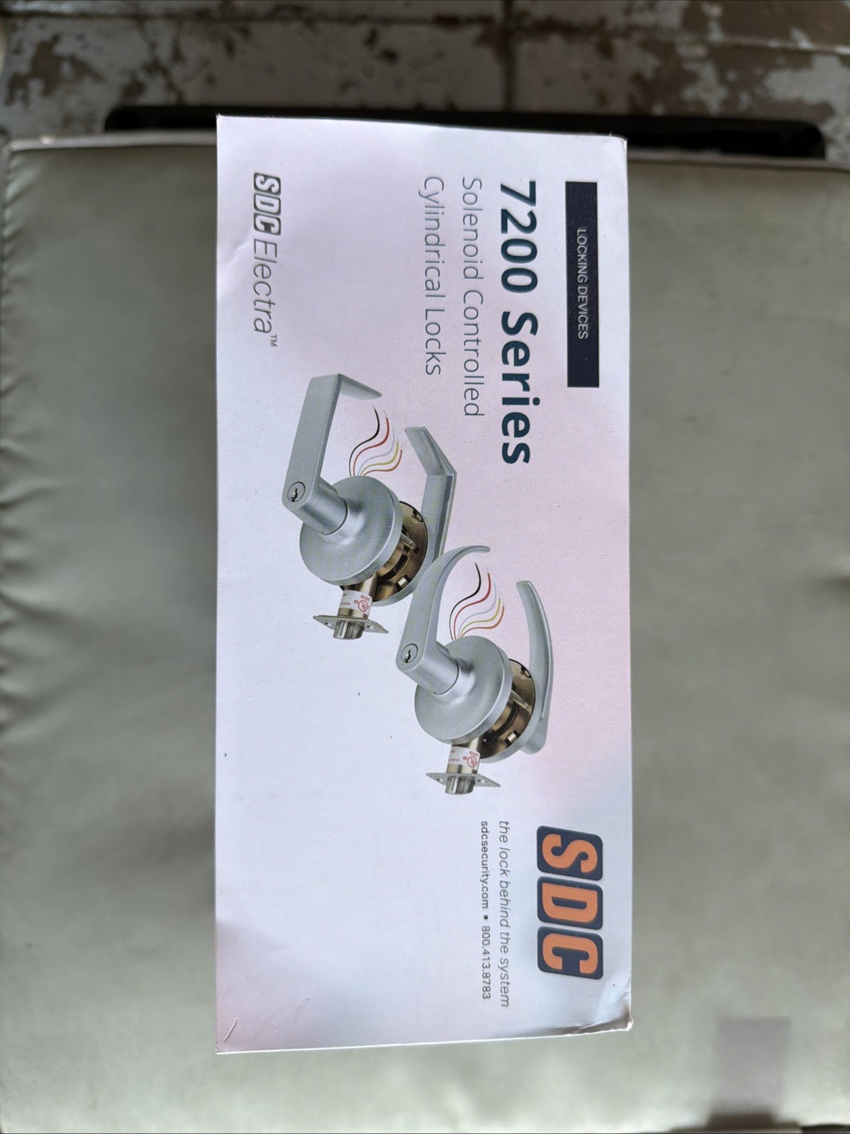 SDC cylindrical Locks 7200 Series 7250GQ Solenoid Cl Fsafe Gr 626