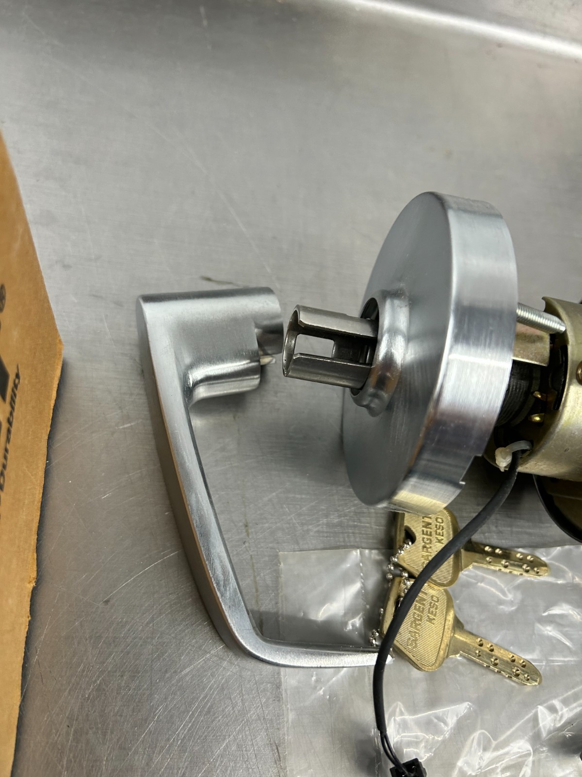 Sargent 10G70 Leverset 26D Polished Chrome Solenoid Lock New Open Box