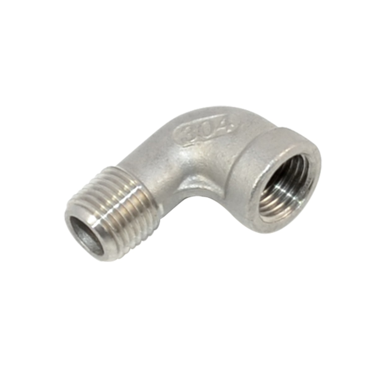 1/4″- 1″ NPT Female to Male Elbow 90 Degree Thread Pipe Fitting Stainless steel