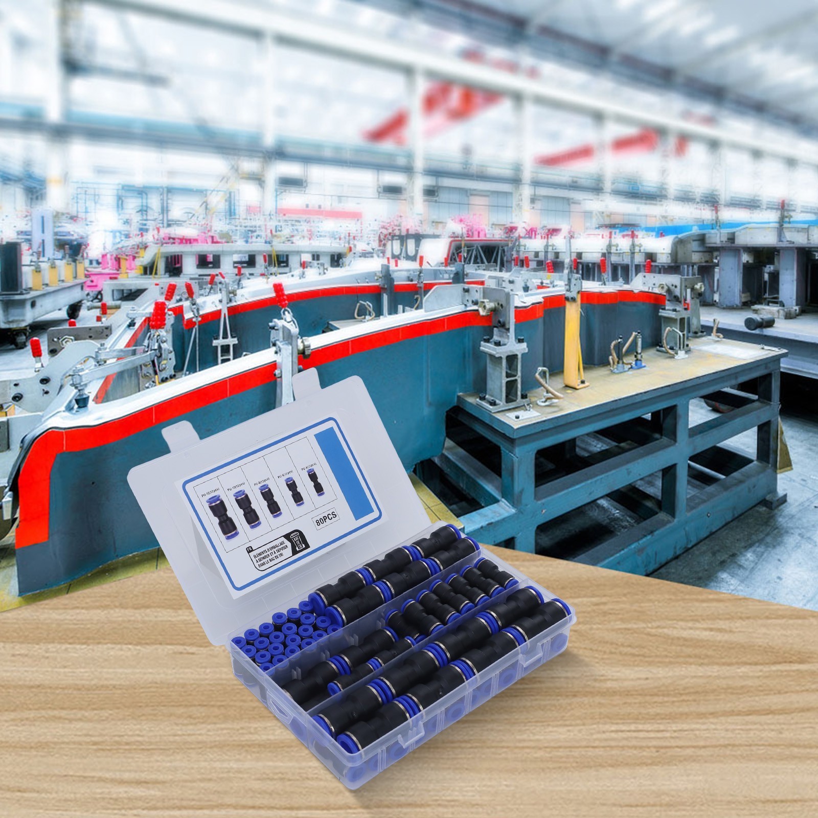 Innovative Design Pack of 80 Easy to Use Push Fit Connectors Available