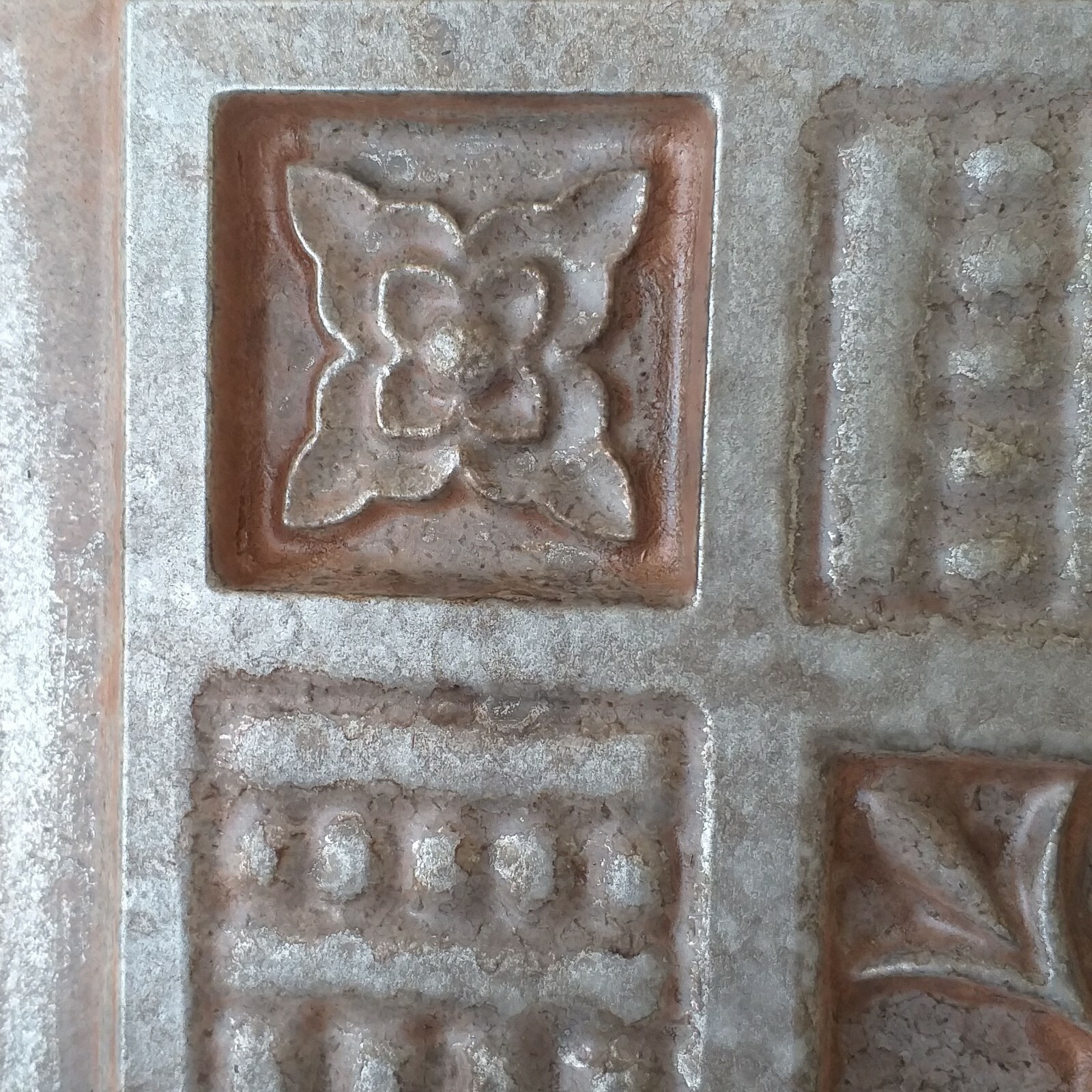 Drop in Ceiling tiles faux tin weathered iron decor wall panels PL65 10pcs/lot