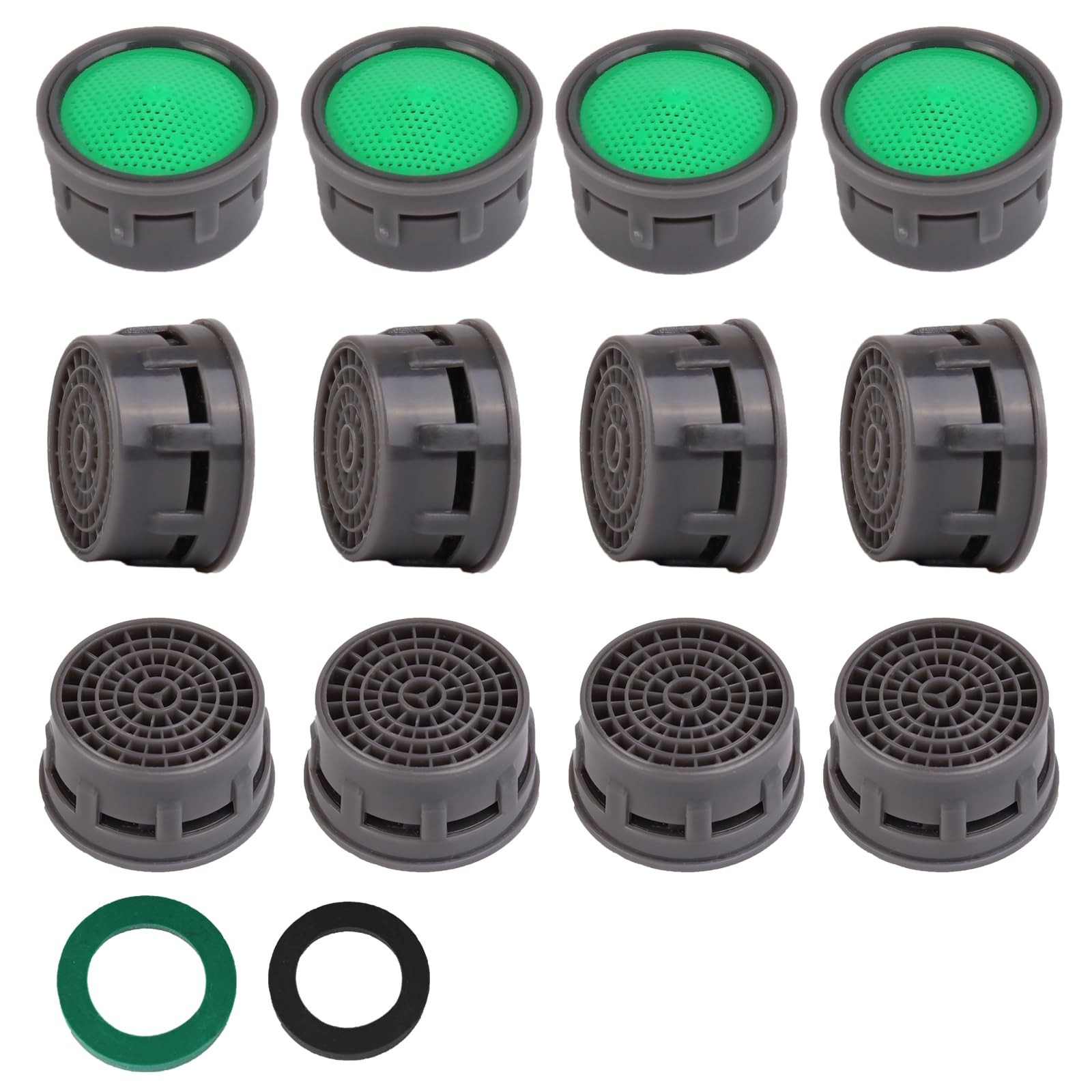 SHAP+ Faucet Aerator, Flow Restrictor Insert, Sink Aerator Replacement Green