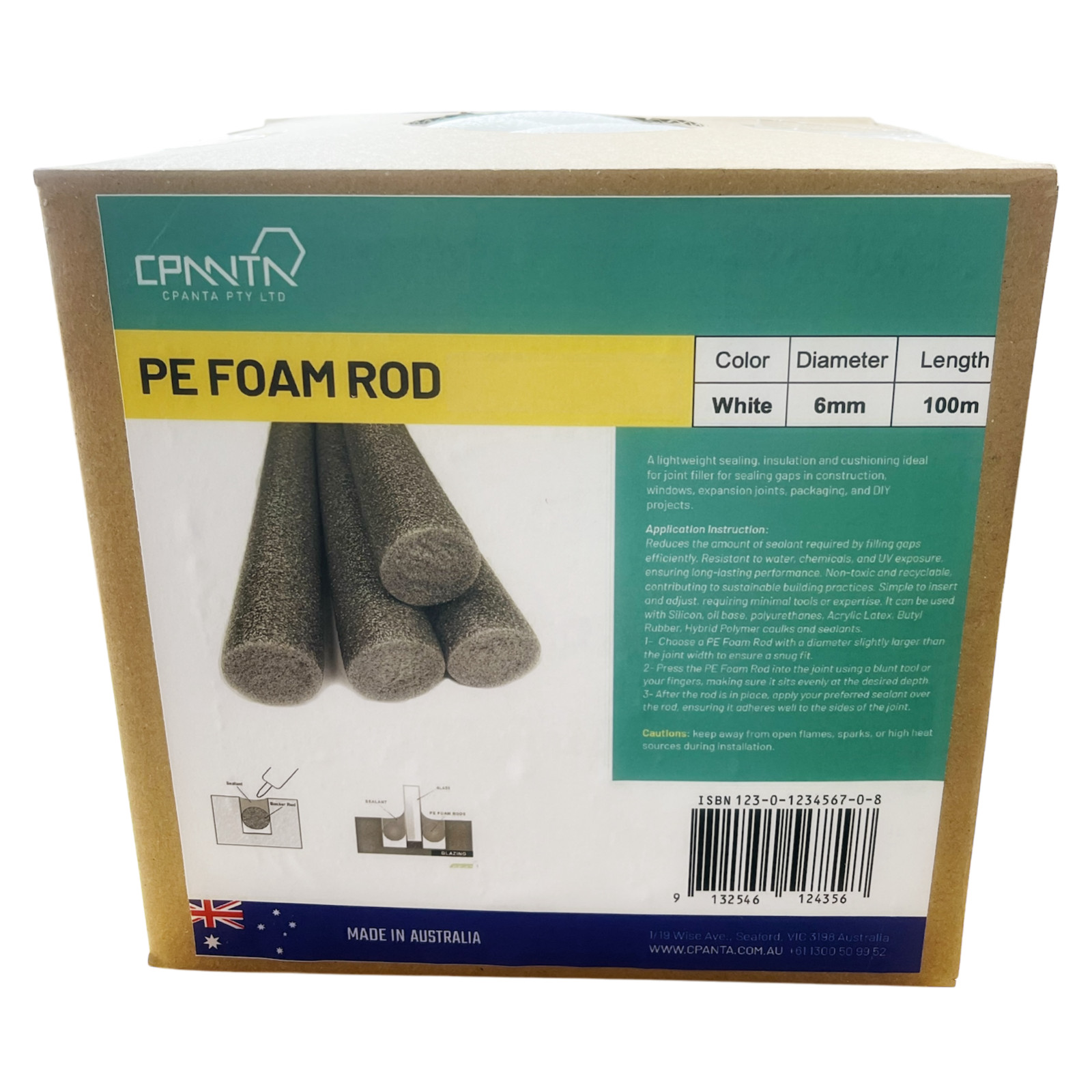 Closed Cell Backer Rod, gap filler rod for caulking and sealant