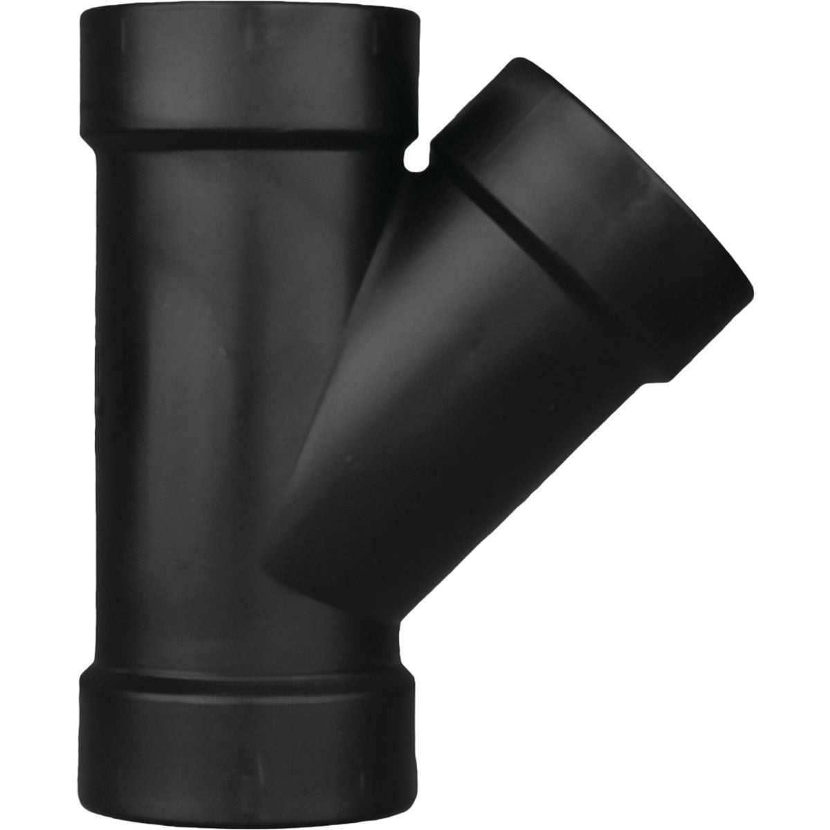Charlotte Pipe 3 In. Hub x Hub x Hub ABS Wye ABS 00600 1000HA Charlotte Pipe