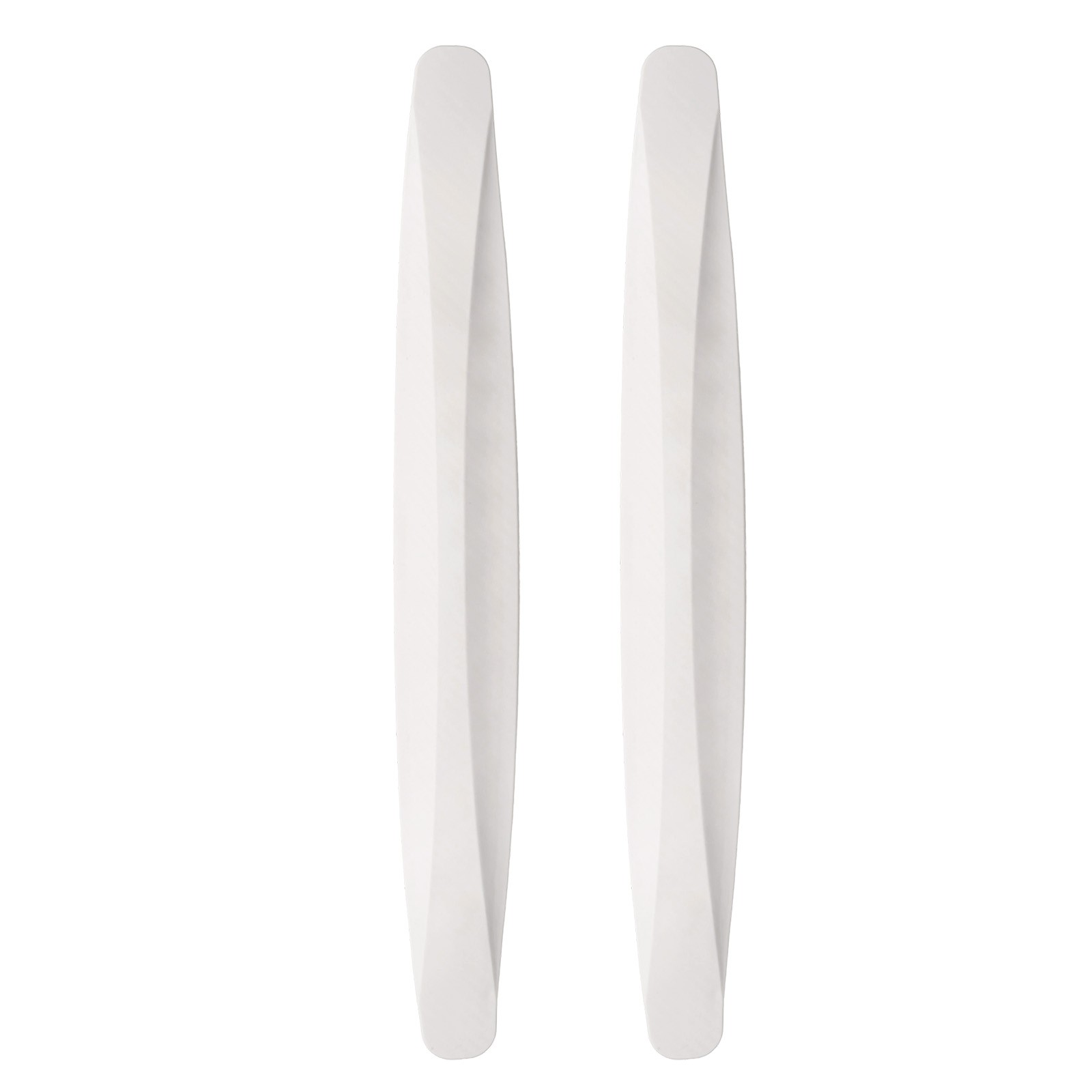 2pcs Bumper Guard Strip Anti-Collision Bumper Protector Trim for Cars SUV, White