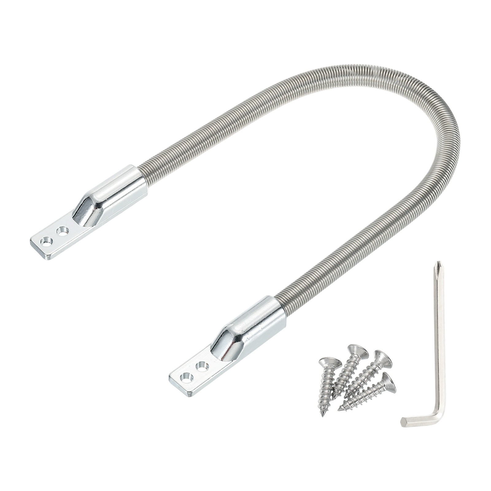Armored Door Loop 12″ Fit 7.5mm Wire Metal Door Power Transfer with Zinc End Cap