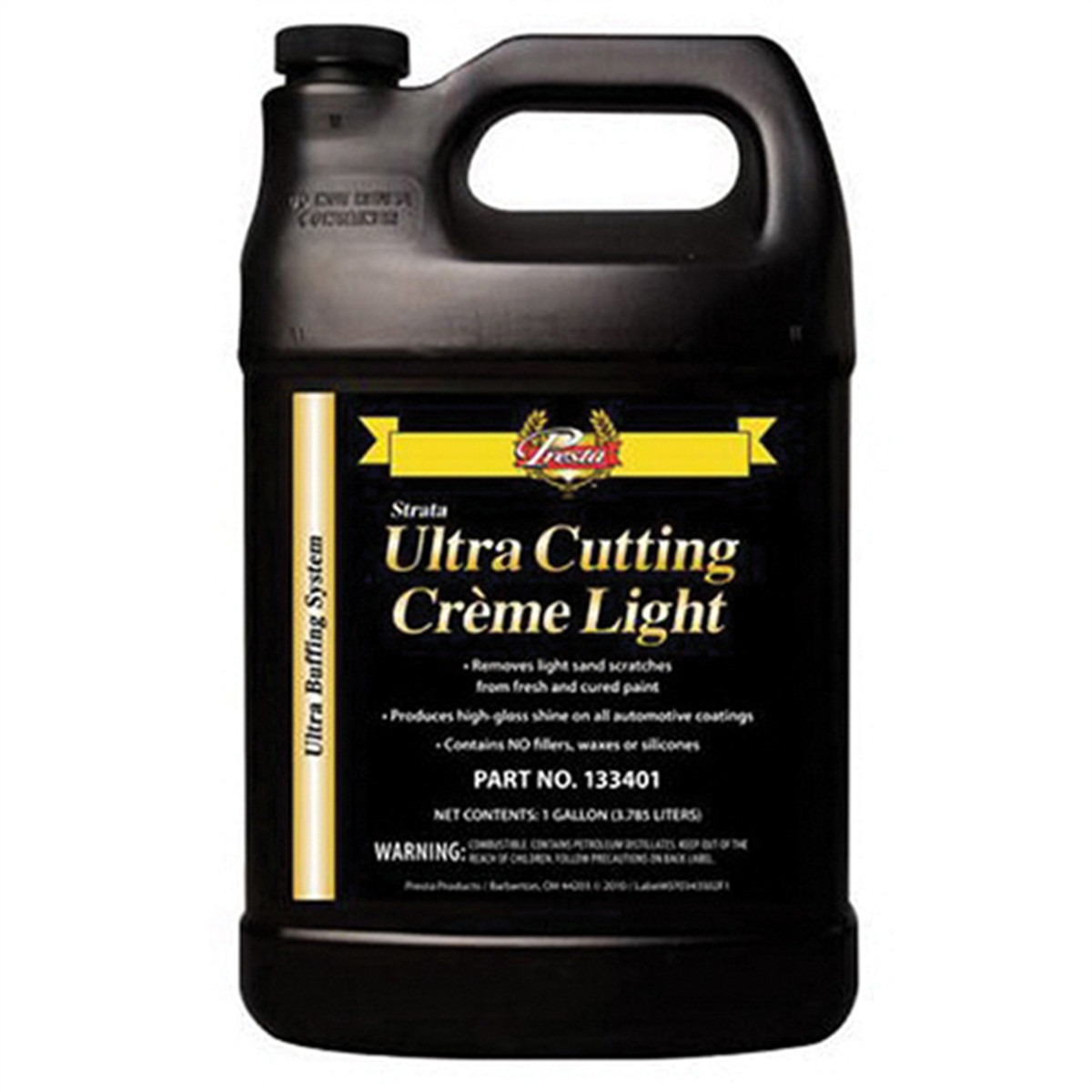 PES.133401 Presta Strata 133401 Ultra Cutting Creme Light Compound, 1 gal Can,