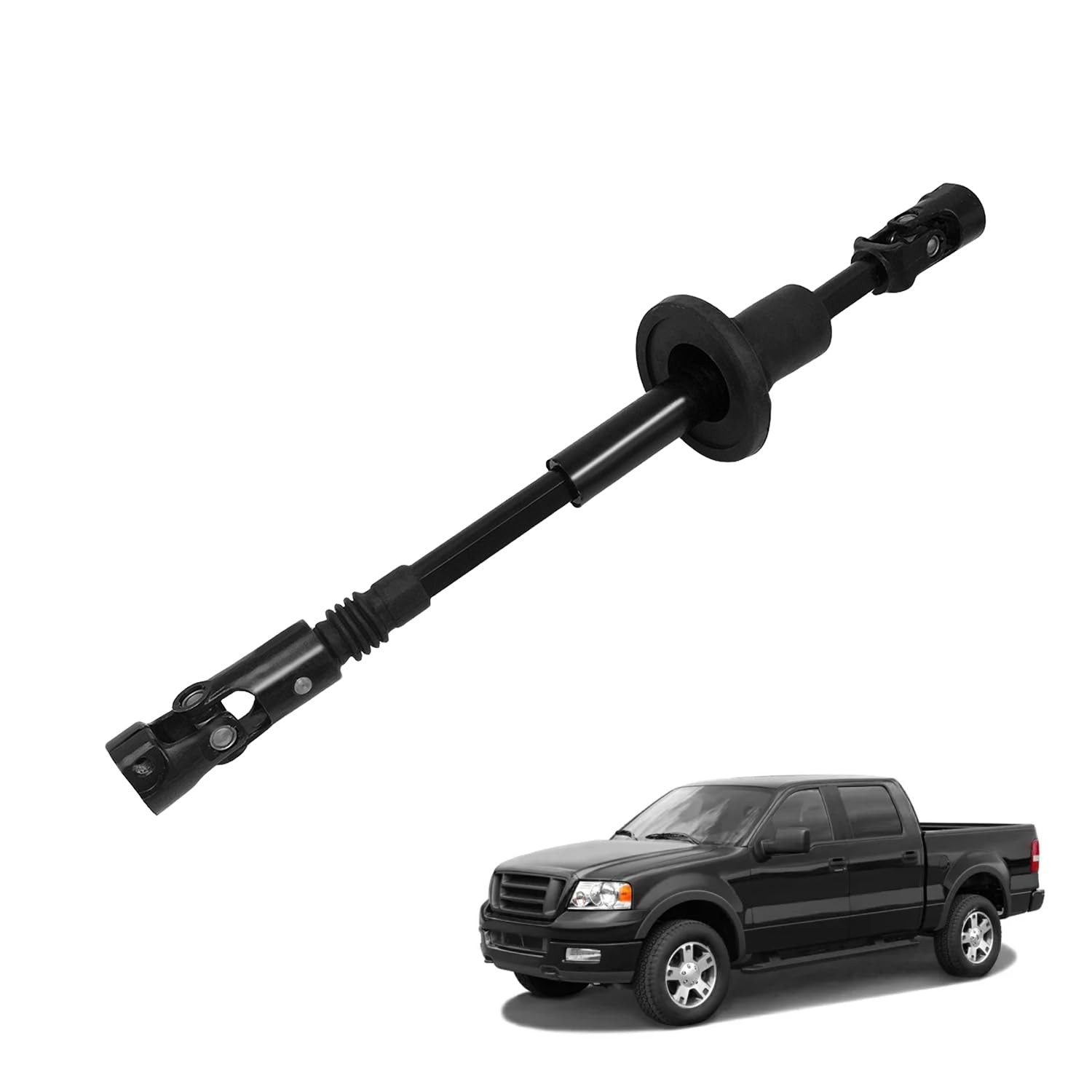 Lwr Steering Shaft w/ UJoint F150 97-03 04Herit Exp 01-02 F250 97-99 F75Z3B676CA