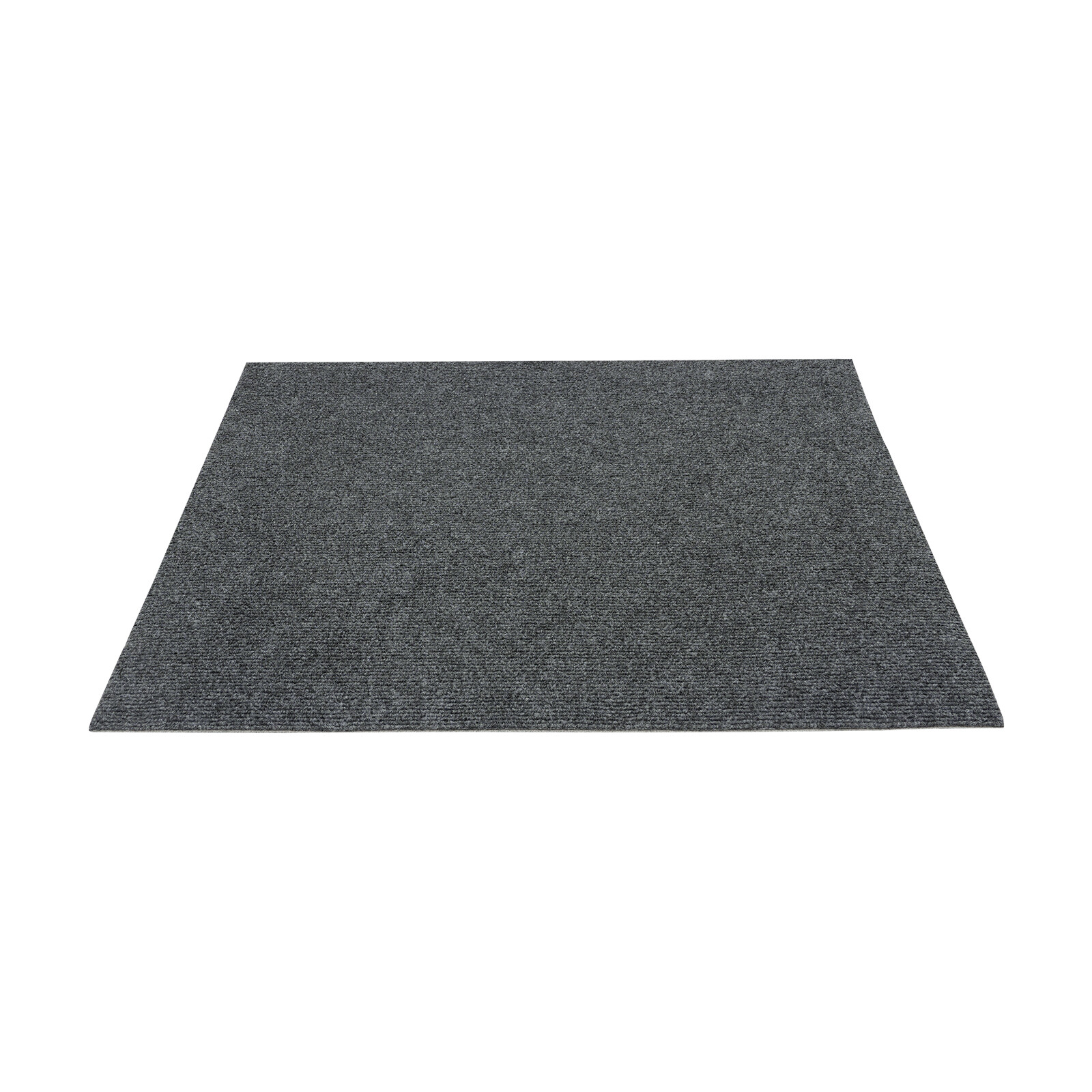 20pcs Peel and Stick Carpet Tile Self Adhesive Floor 60cm x60cm Dark Gray