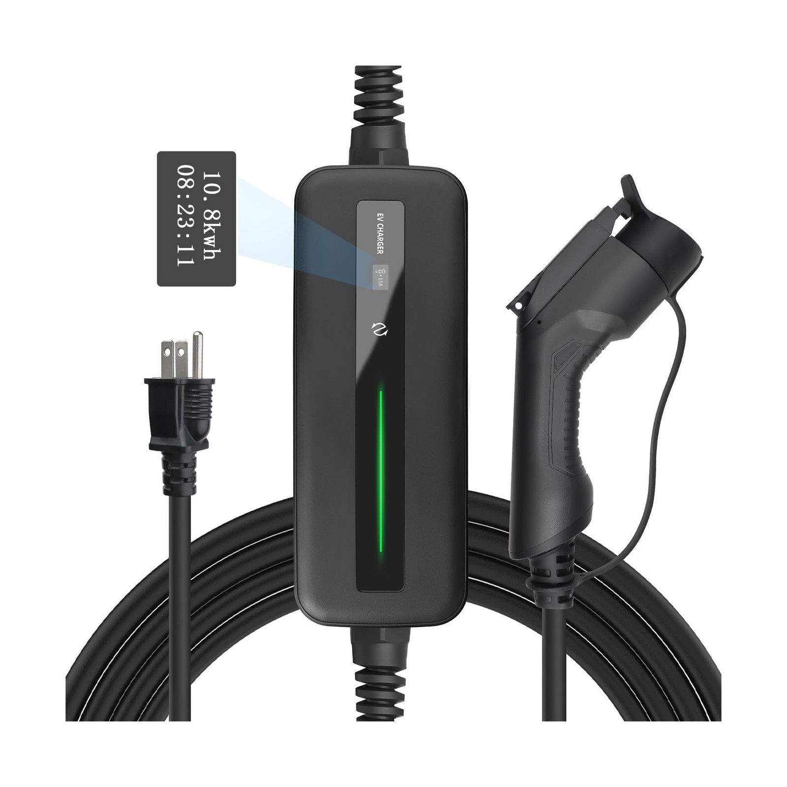 BESENERGY 15A Level 1 ev Charger, 20ft, NEMA5-15, 110V-120V, IP65 Portable Ch…