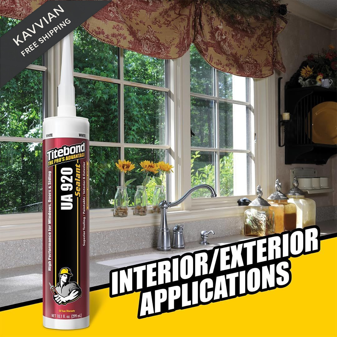 Titebond UA 920 Sealant, Gray – Urethane Acrylic Elastomeric 10.1 Oz.,