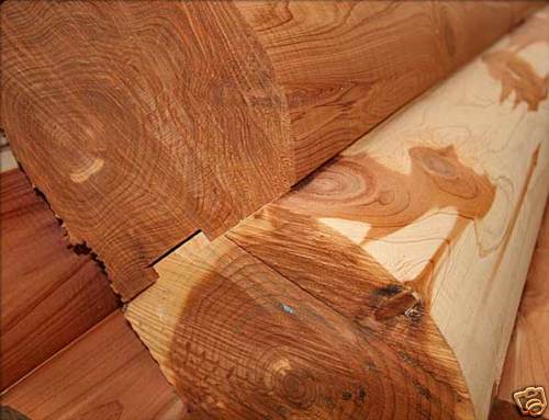 Cedar Logs for Log Homes 4×6 D Logs 8 FT -SEE LISTING DETAILS