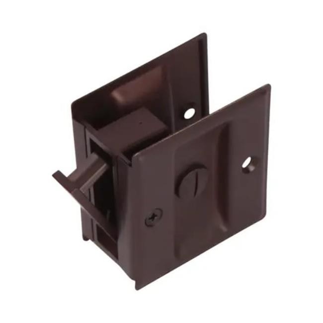 Pamex PF1D30 Passage Kwikset Style Sliding Door Lock – Venetian Bronze Finish