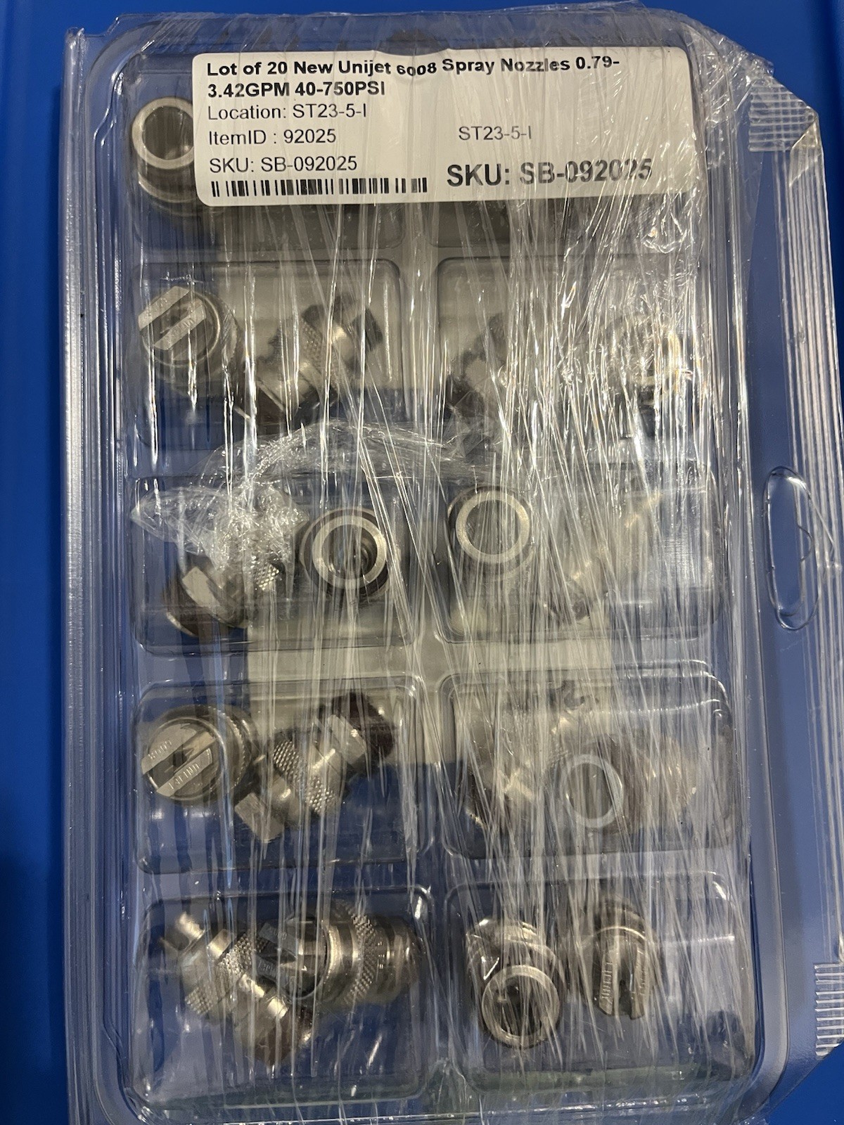 Lot of 20 New Unijet 6008 Spray Nozzles 0.79-3.42GPM 40-750PSI