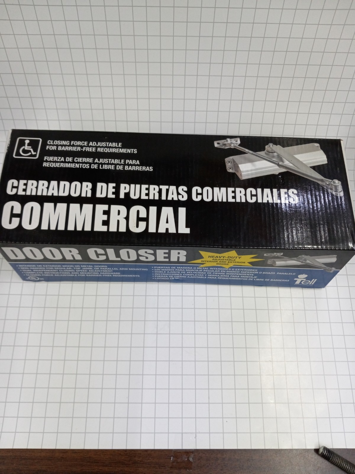 Tell Manufacturing Commercial Door Closer 600 Series DC100148 (No Arm)