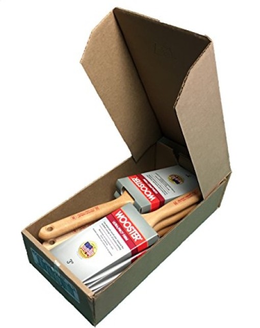Wooster Brush 4174-3 3″ Ultra/Pro Lindbeck Angle Sash Brushes – Pack of 6