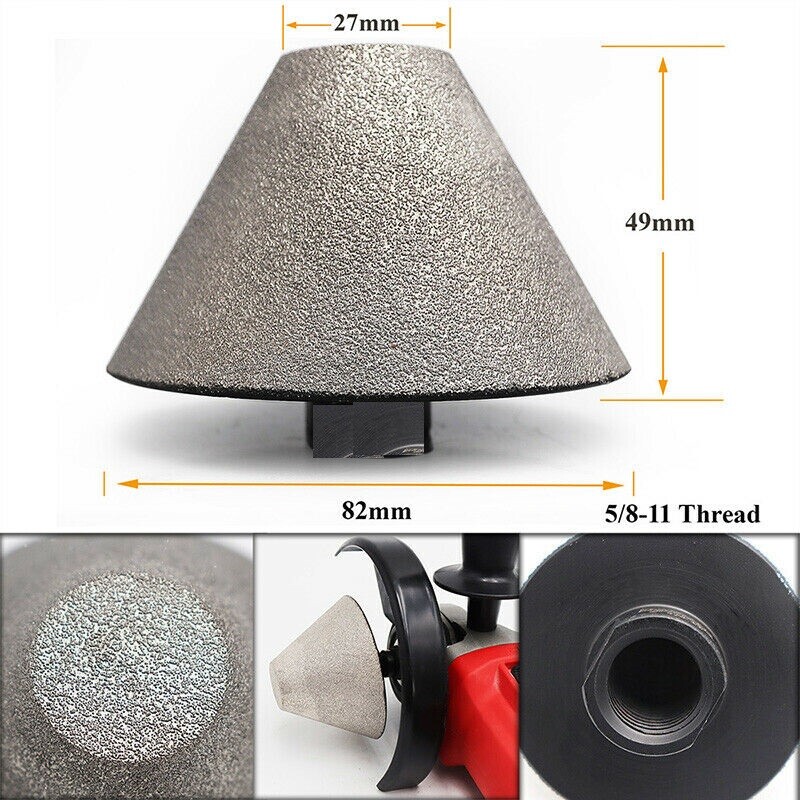 3-1/4″ 82mm Diamond Bevelling Chamfer Finger Milling Bits Hole Saw Countersink