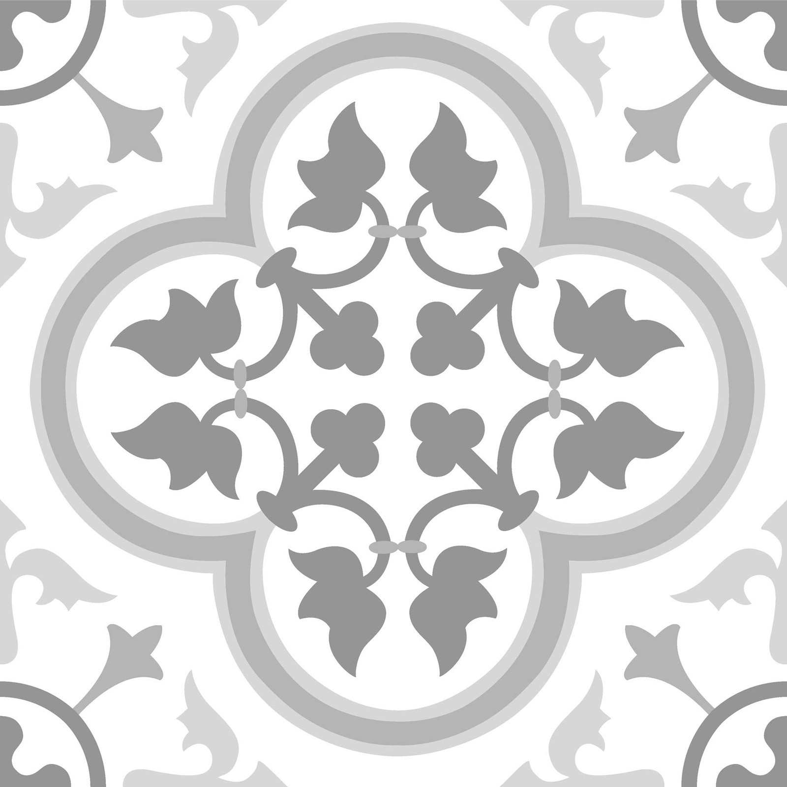 FloorPops FP2953 Remy Peel & Stick Floor Tiles, 12″L x 12″W x 0.06″T, Gray