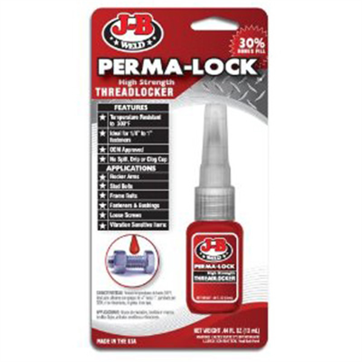 JB WELD 27113 J B Weld J-B Weld 27113 Perma-Lock High Strength Threadlocker – Re
