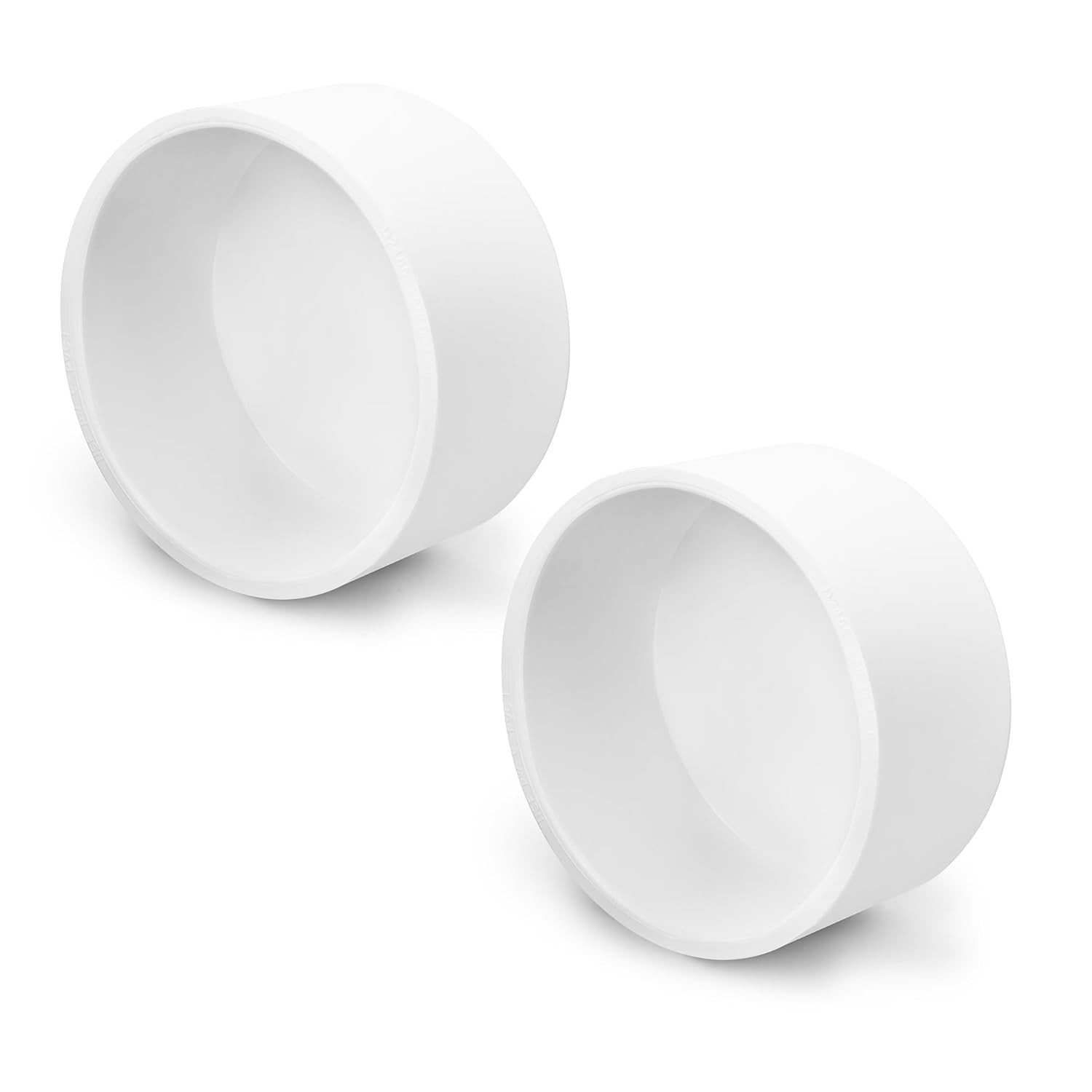 4 Inch SCH40 PVC Pipe Cap Fitting for 4.5″ OD Standard SCH40 PVC Pipes