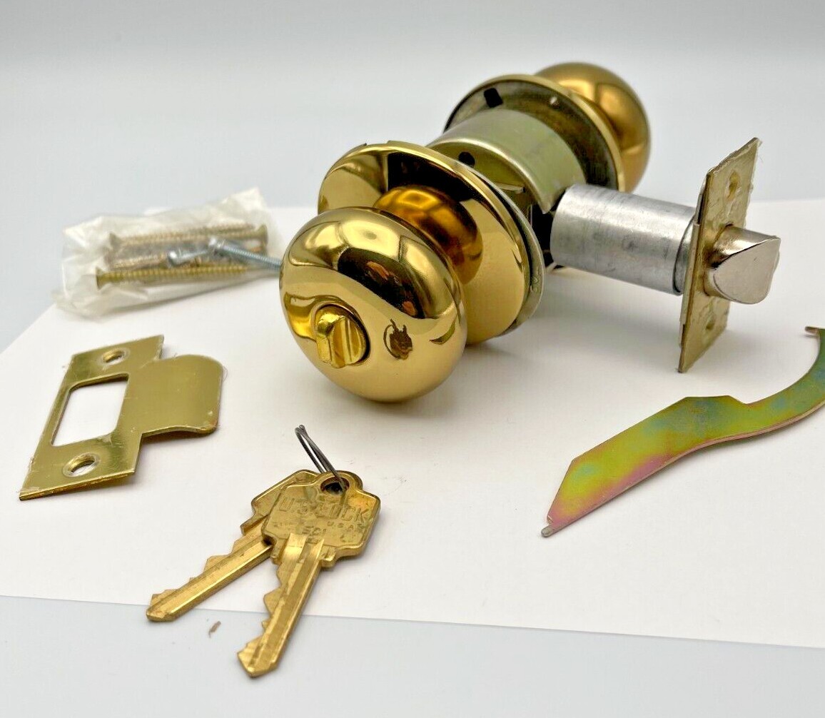 US LOCK, key in Knob, Entrance , H,D Commercial, Grade 2, PLY 2 3/4” B,S US-3