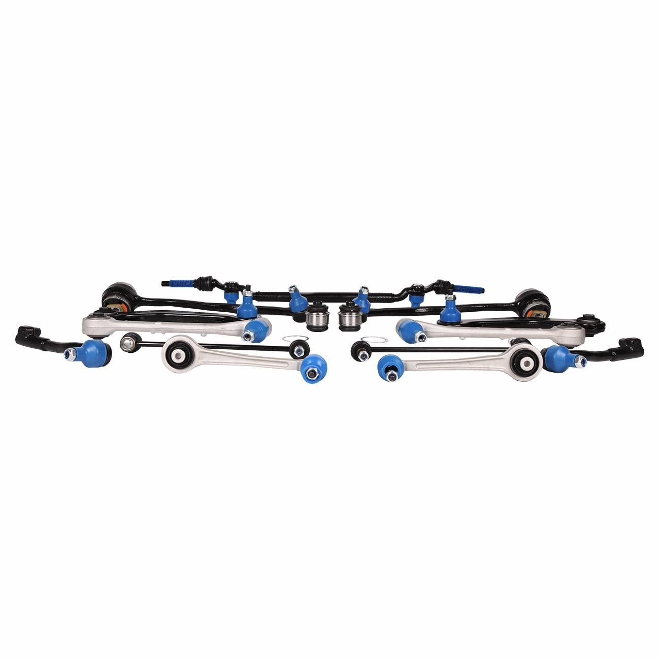15Pcs Front Rear Ctrl Arm Tie Rod Sway Bar Link for BMW 740i/iL 750iL 1995-2001