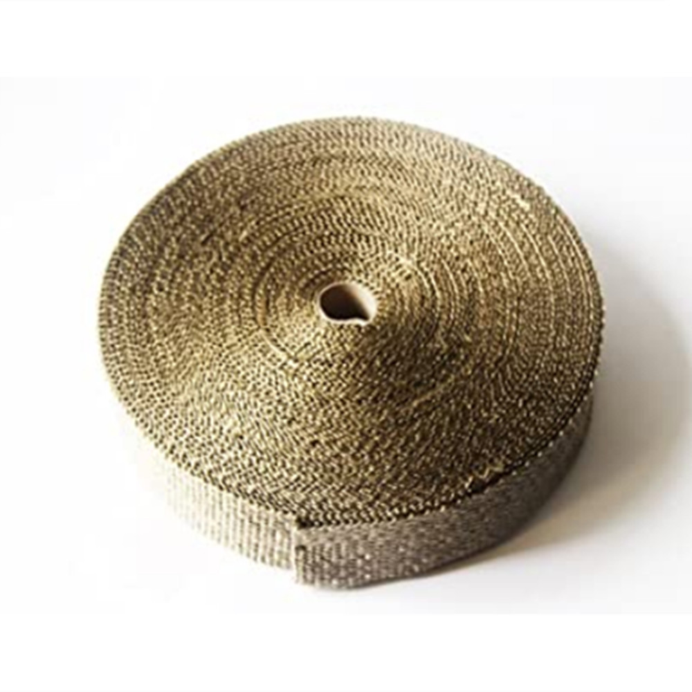 High Temperature Motorcycle Fiberglass Heat Shield Tape Exhaust Heat Wrap Roll