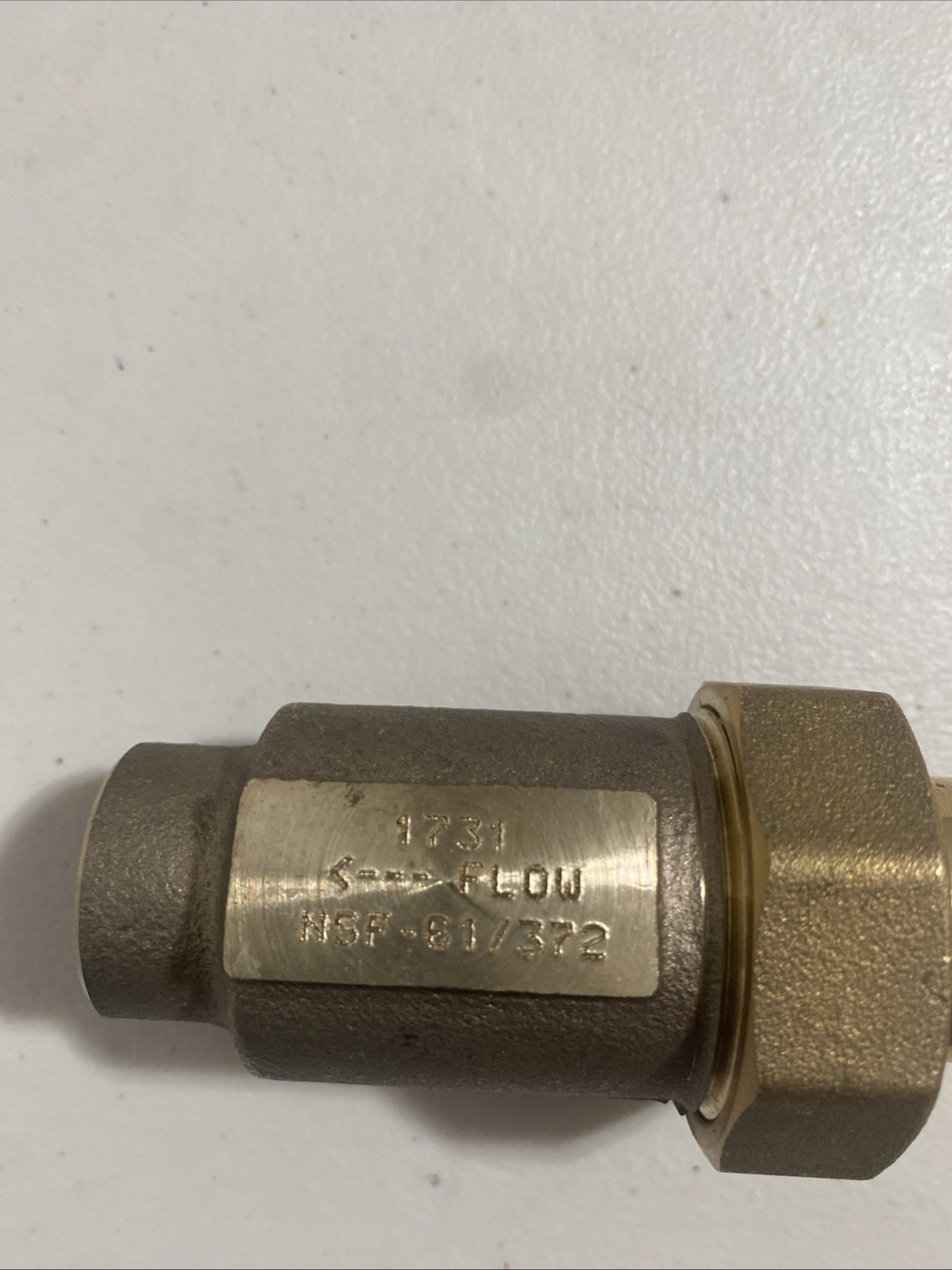 Homewerks Worldwide 241-2-1-1 1 in. Lead Free Brass FIP x FIP Spring Check Valve