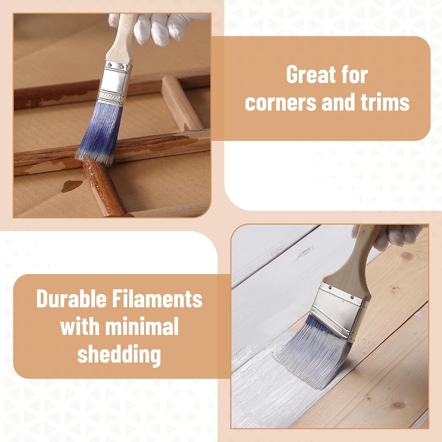 Bates- 4 Inch Paint Roller Kit, 8 pcs, 1x Plastic Tray, Roller…