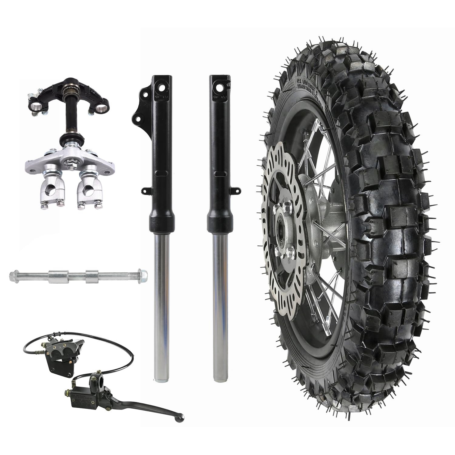 2.50-10 Front Wheel Tire Front Forks Shock for Dirt Bike CRF50 XR50 Motorcycle