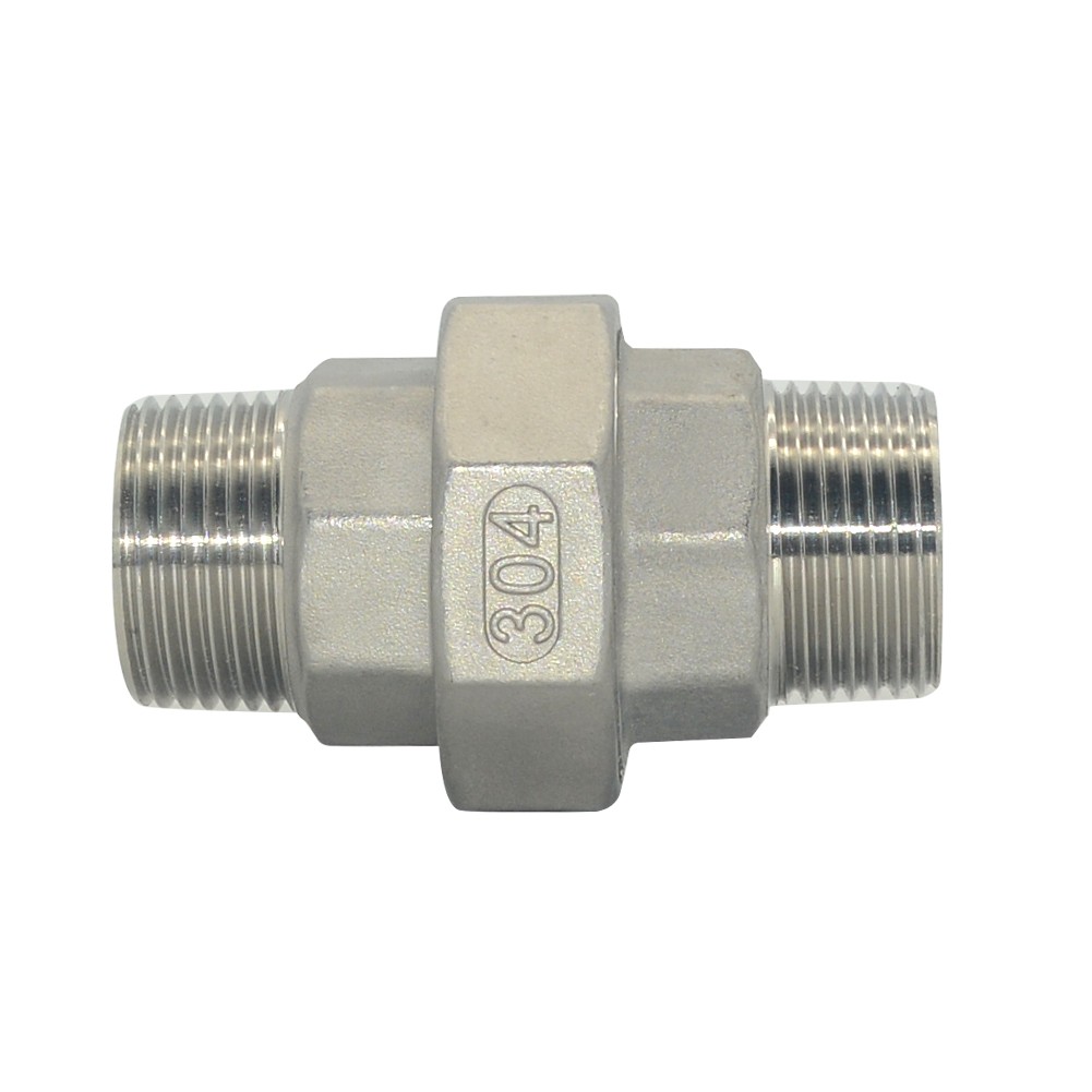 1″ NPT male Straight Union Split Coupling Pipe Fitting stainless steel 304