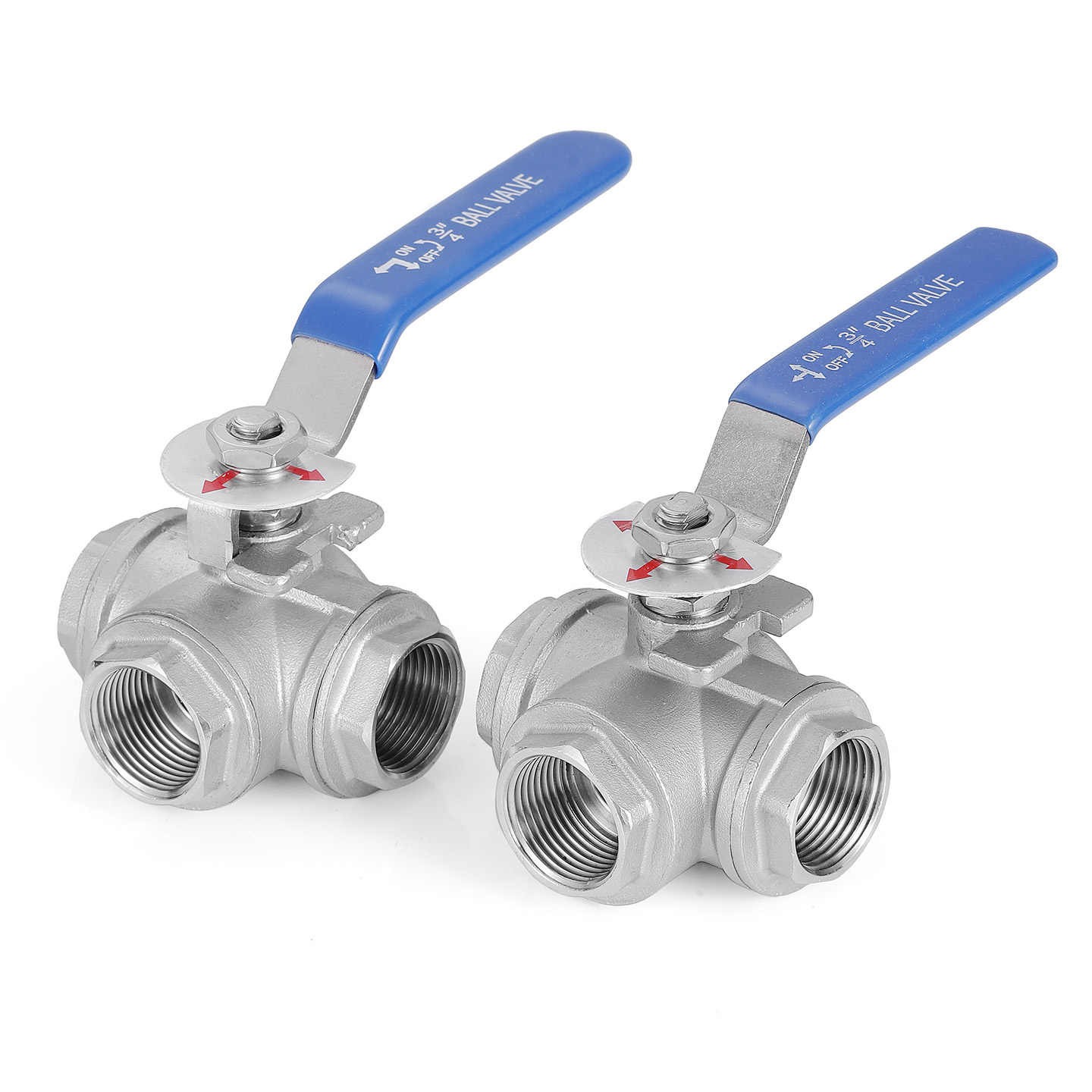 1/4″ 3/8″ 1/2″ 3/4″ 1″ 1-1/2″ 2″ Stainless Steel Three-Way Ball Valve T/L Type