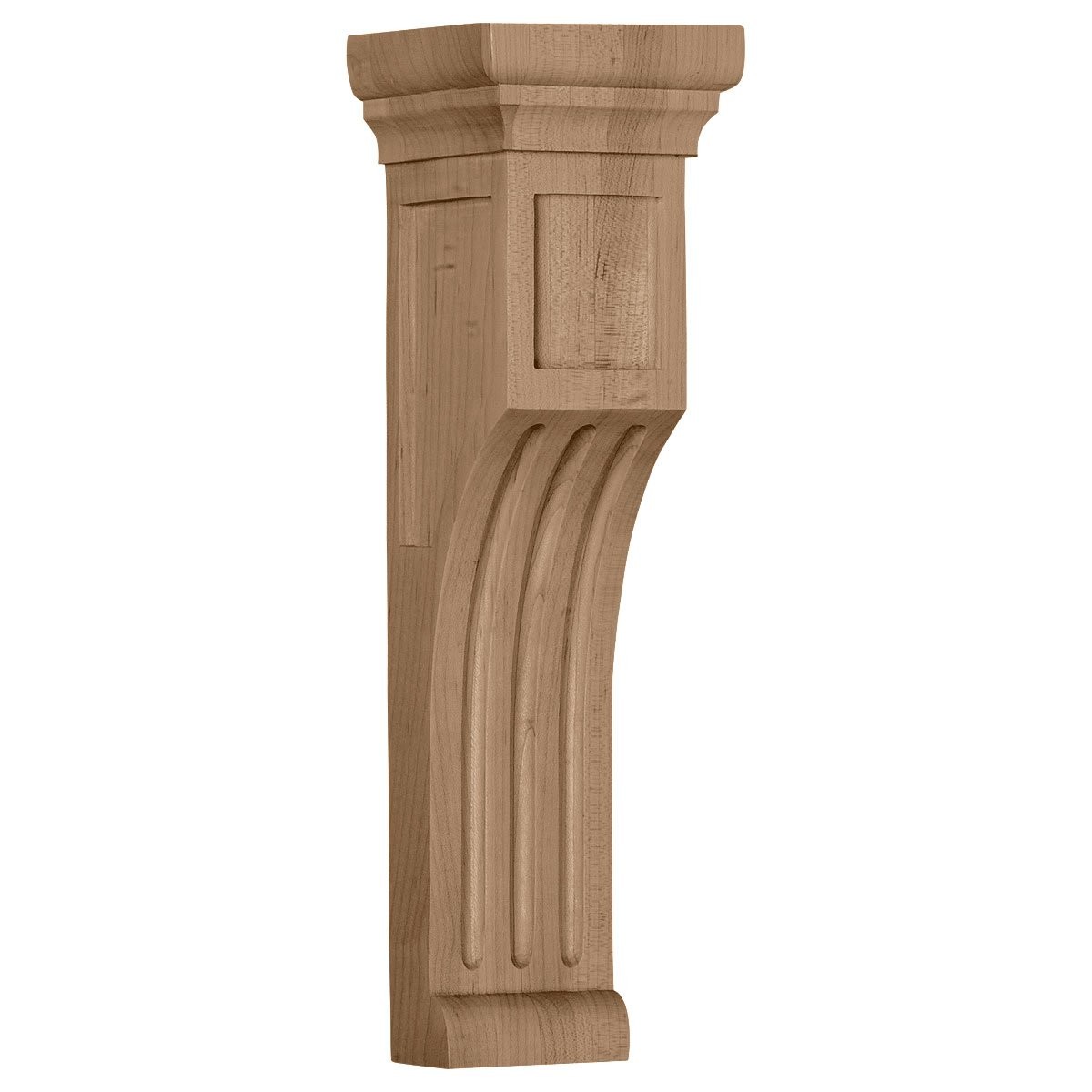 Ekena Millwork COR04X04X14RERW Recessed Groove 4″W x 4″D x 14″H, Rubberwood