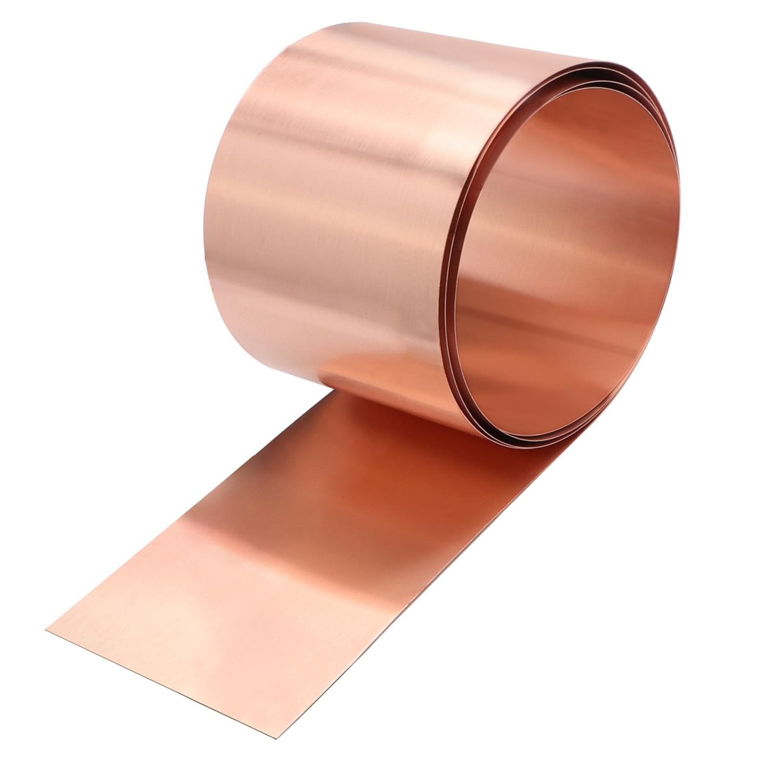 ELECTRAPICK Copper Flashing, 24 Gauge, 4in x 10ft, 99.95% Pure, C11000 ASTM-B152