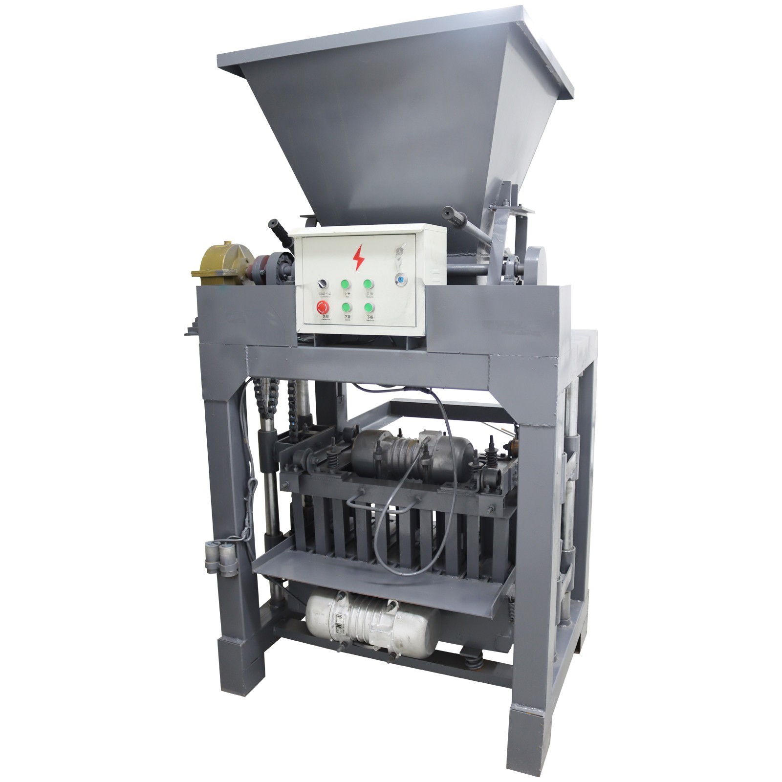 H1 Hole Hollow Soil Block Brick Molding Machine Control Panel 220V 5Bricks/time