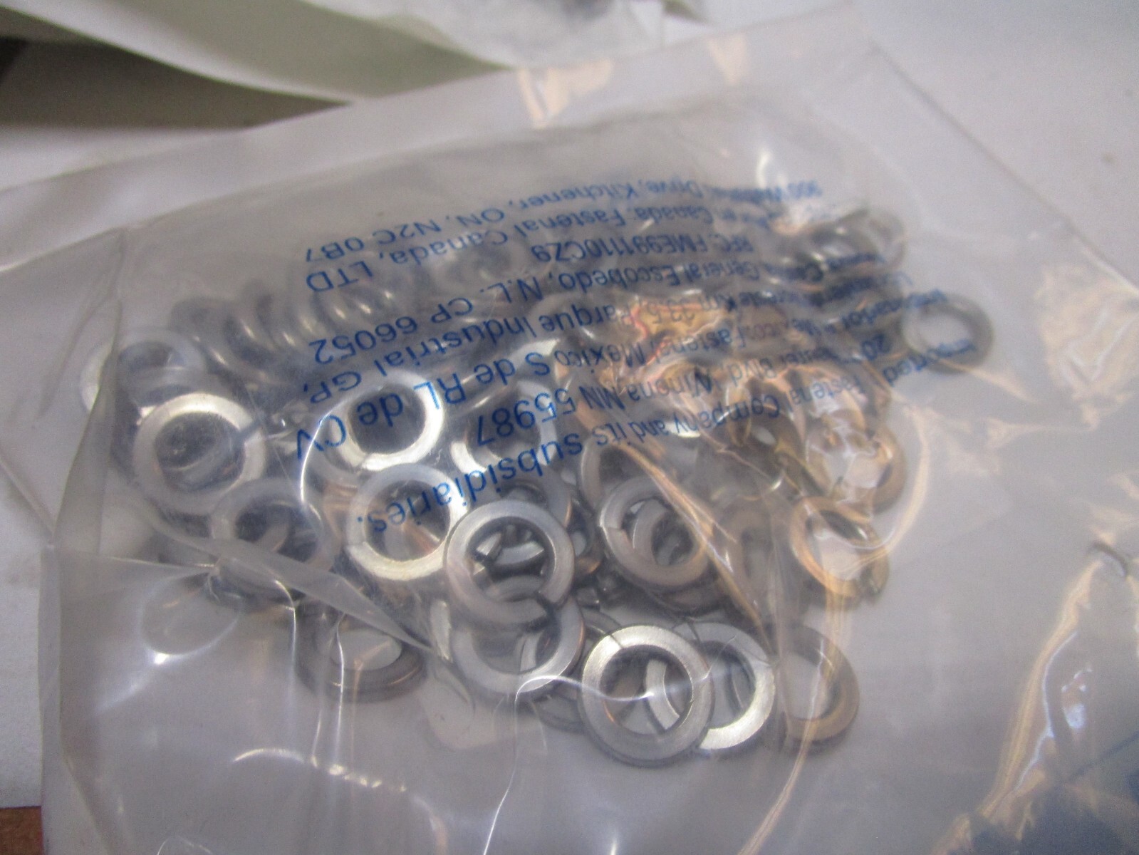 M8 DIN 127 A2 Stainless Steel Split Lock Washer QTY 100